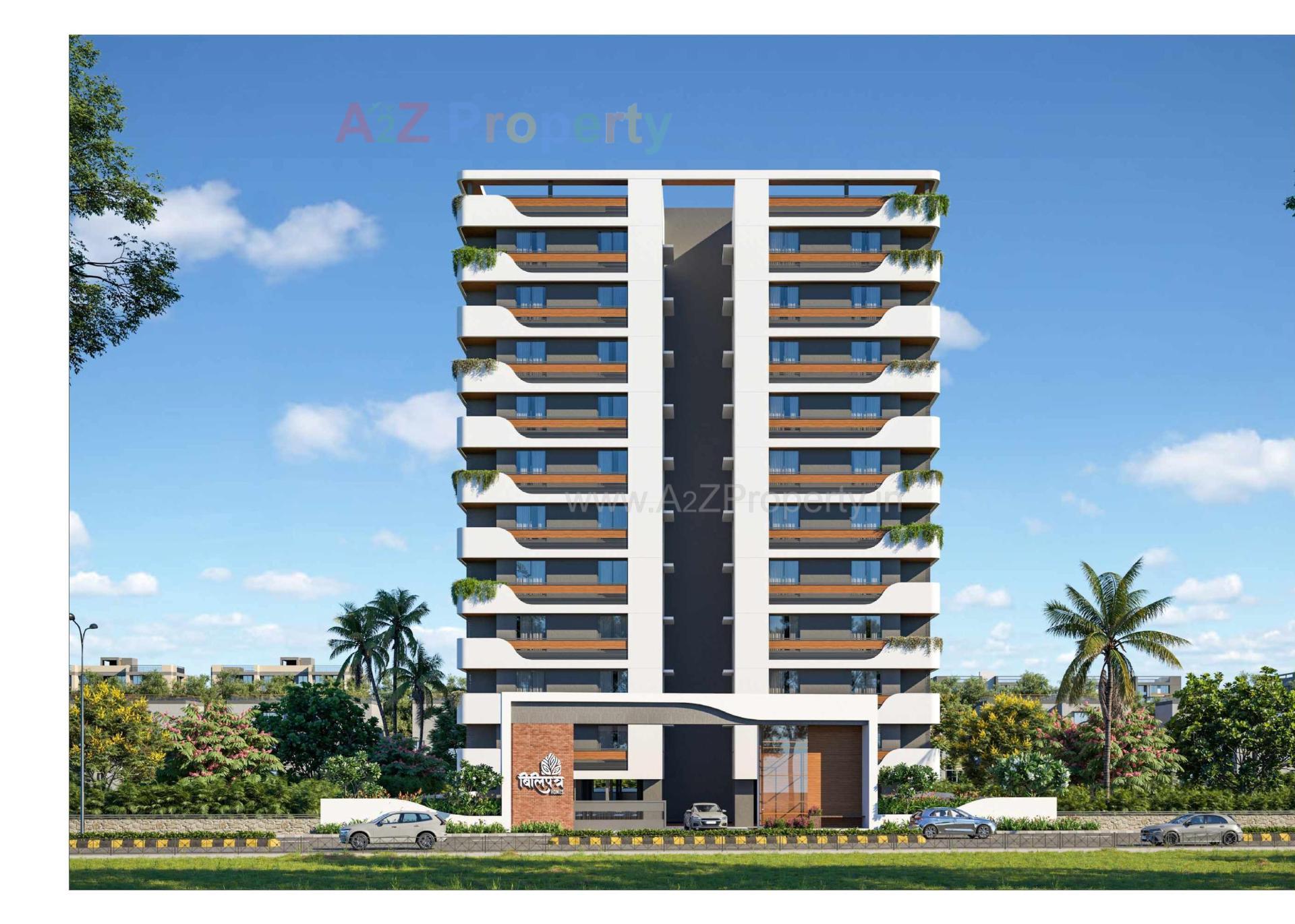 3D Elevation of real estate project Bilipatra Homes located at Nikol, Ahmedabad, Gujarat