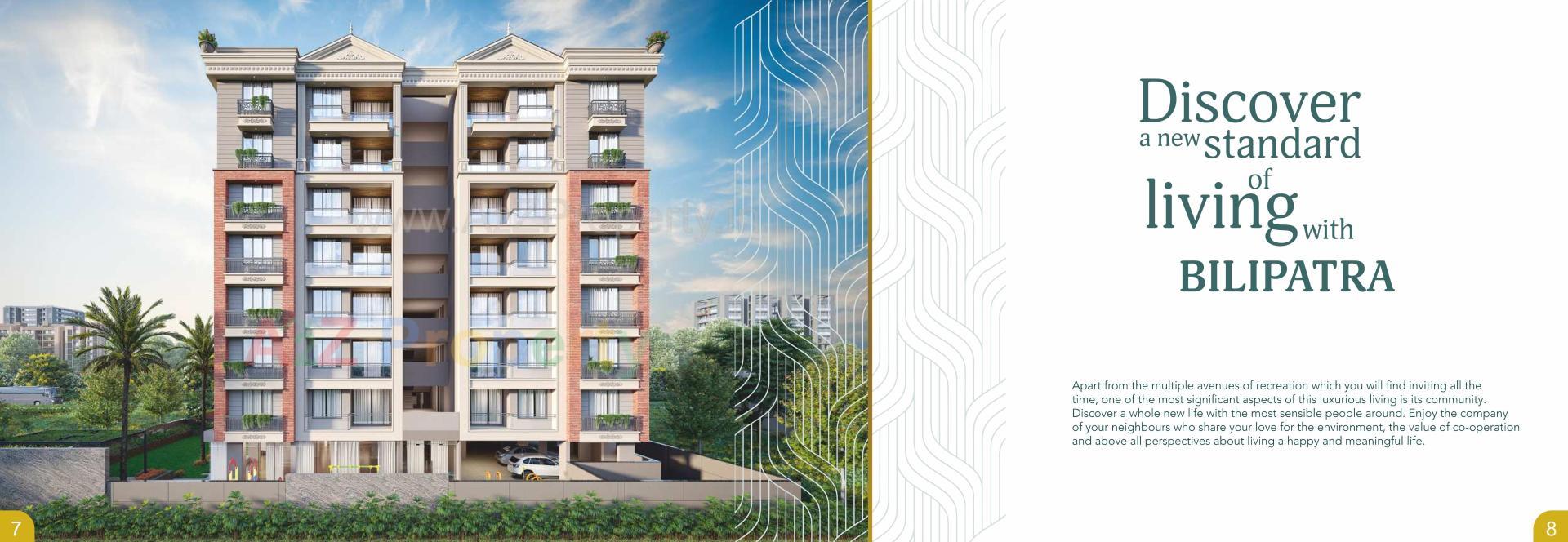 3D Elevation of real estate project Bilipatra located at Vastral, Ahmedabad, Gujarat