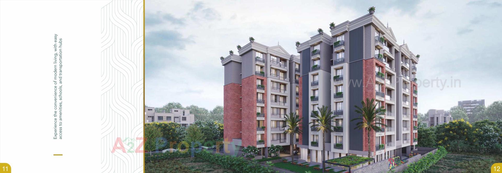 3D Elevation of real estate project Bilipatra located at Vastral, Ahmedabad, Gujarat
