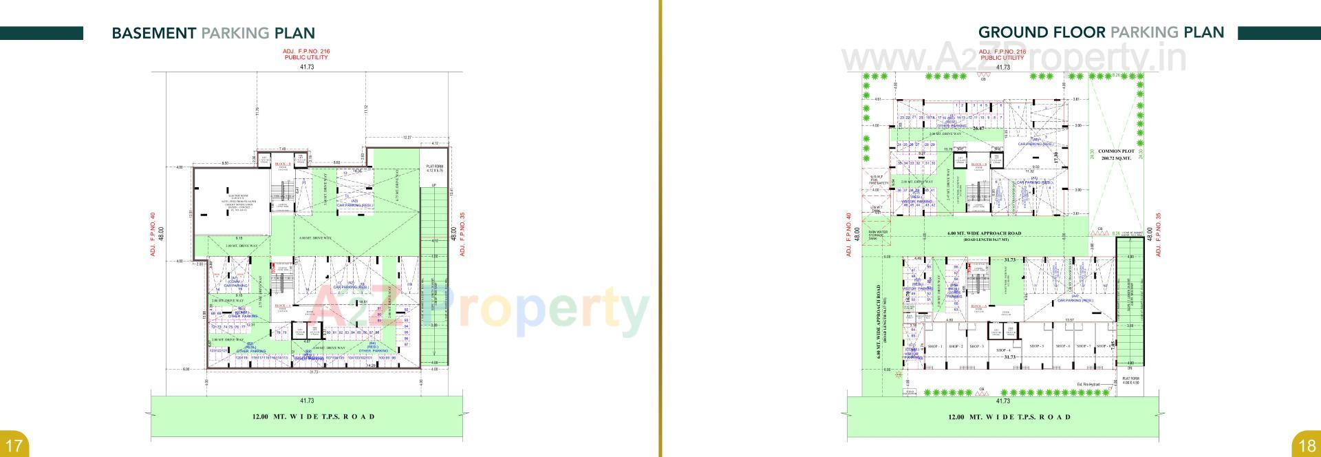Layout of real estate project Bilipatra located at Vastral, Ahmedabad, Gujarat
