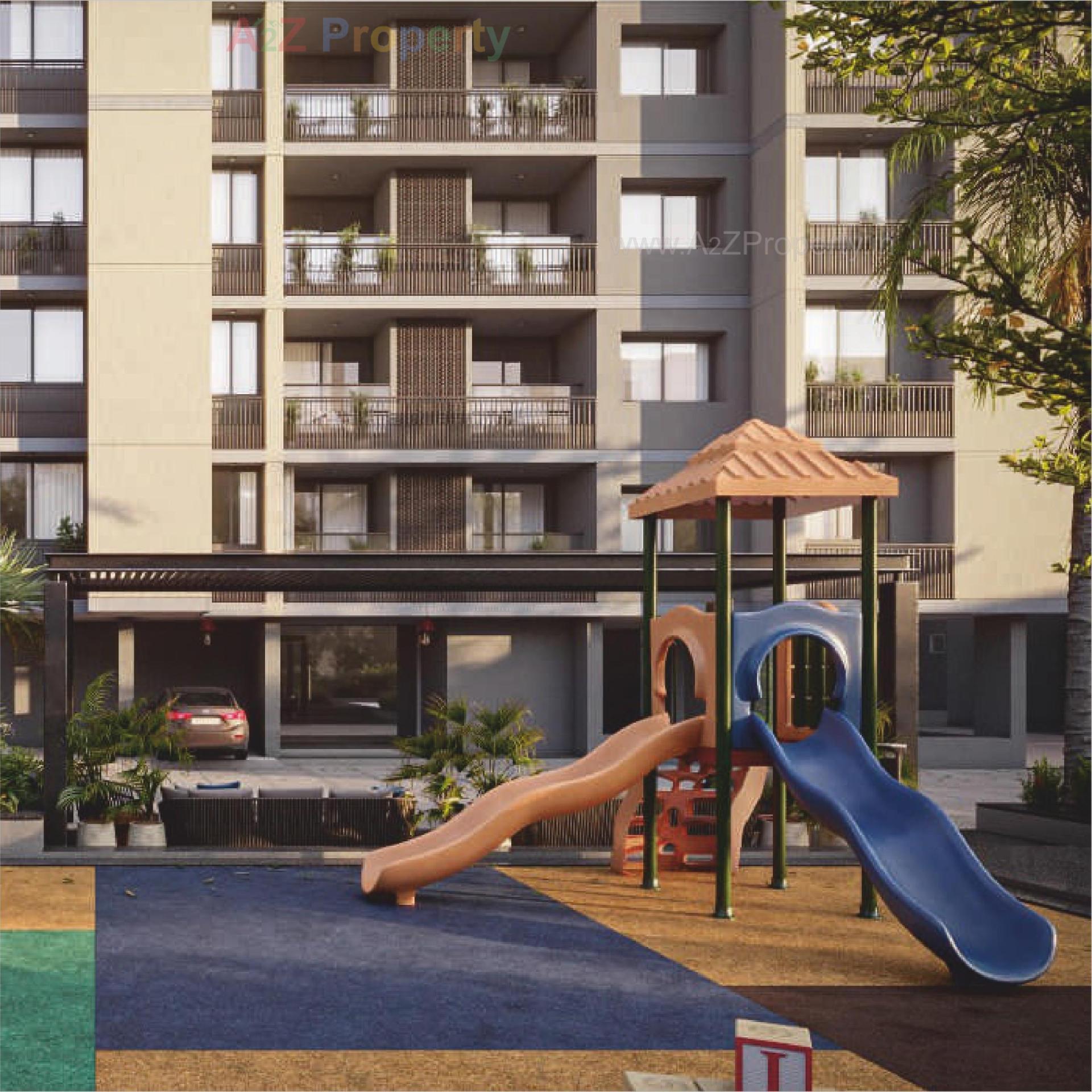 3D Elevation of real estate project Binori Aarna located at Ambali, Ahmedabad, Gujarat