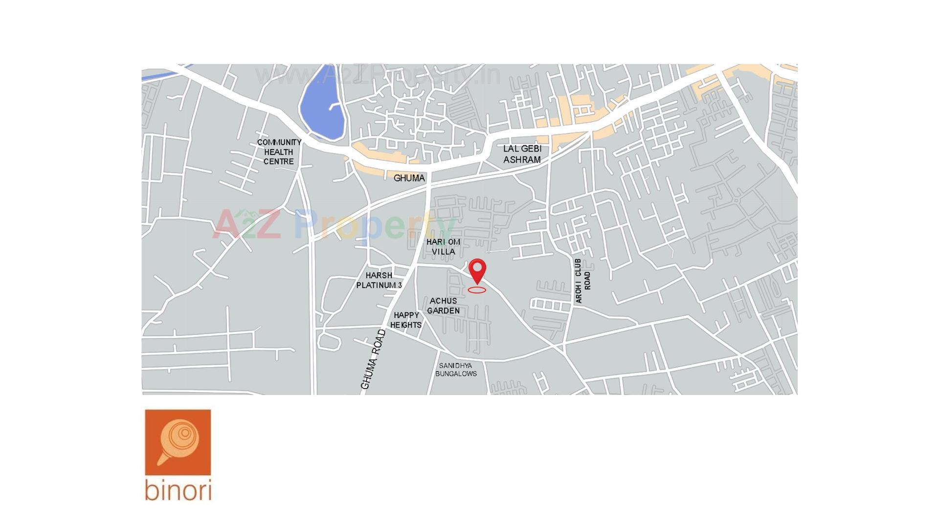  of real estate project Binori Ashiyana located at Ghuma, Ahmedabad, Gujarat