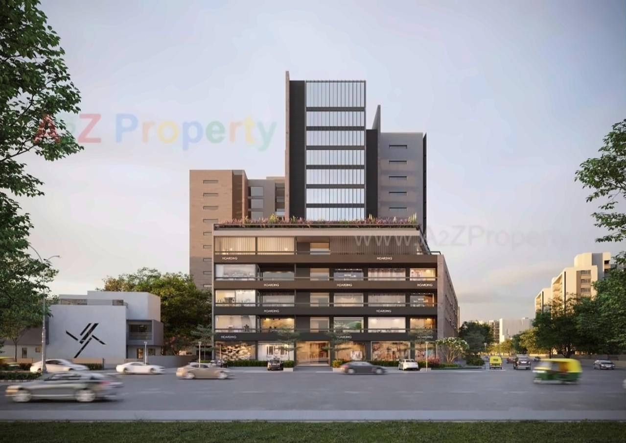 3D Elevation of real estate project Binori B Square located at Bodakdev, Ahmedabad, Gujarat