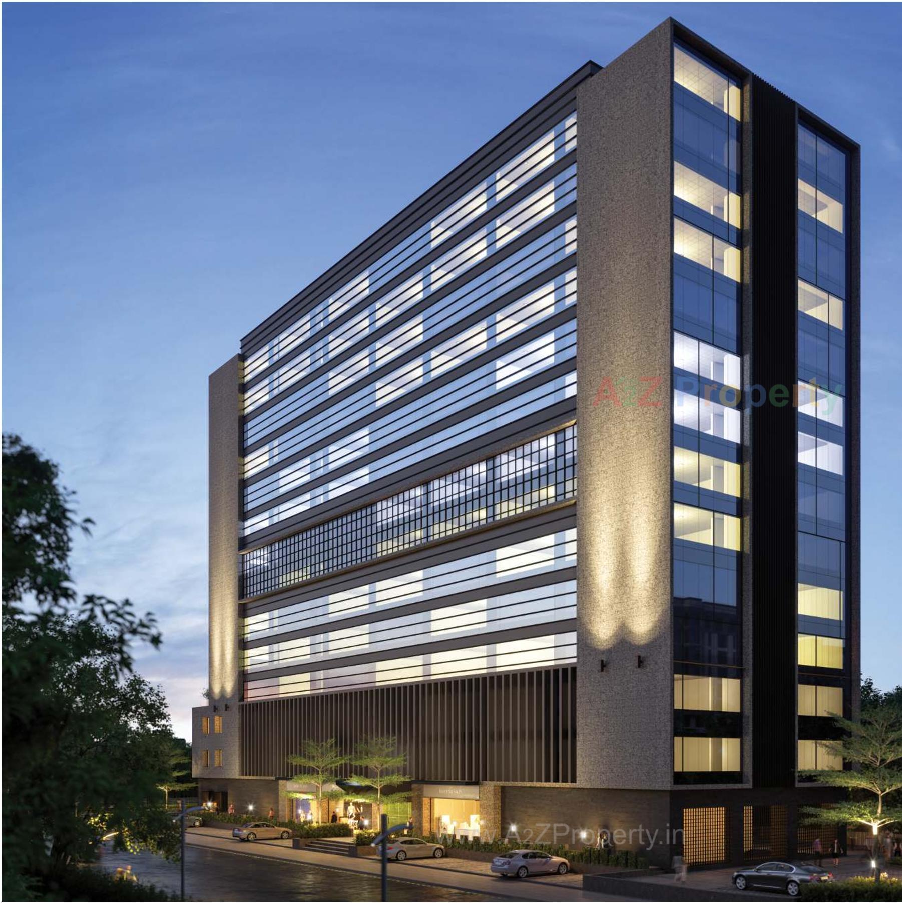 3D Elevation of real estate project Binori Bsquare located at Ambli, Ahmedabad, Gujarat