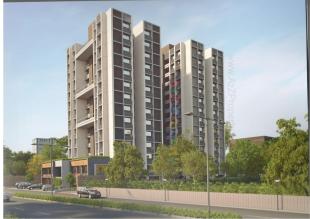 Elevation of real estate project Binori Gracia located at Bopal, Ahmedabad, Gujarat