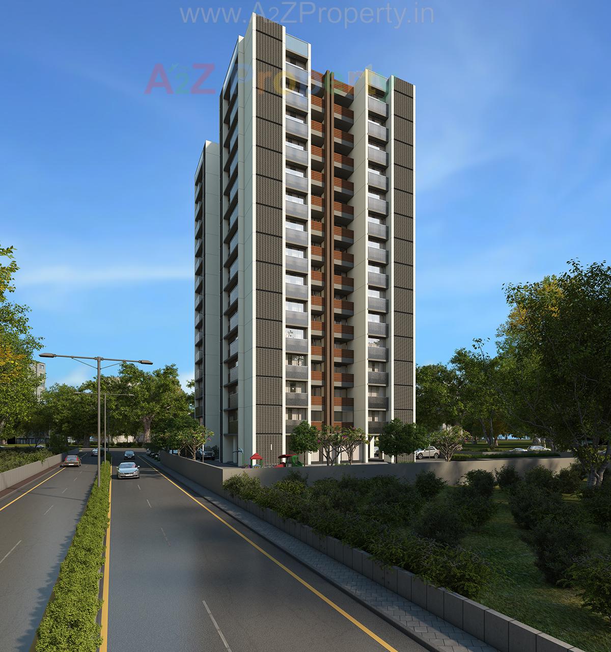 3D Elevation of real estate project Binori Mable located at Vejalpur, Ahmedabad, Gujarat