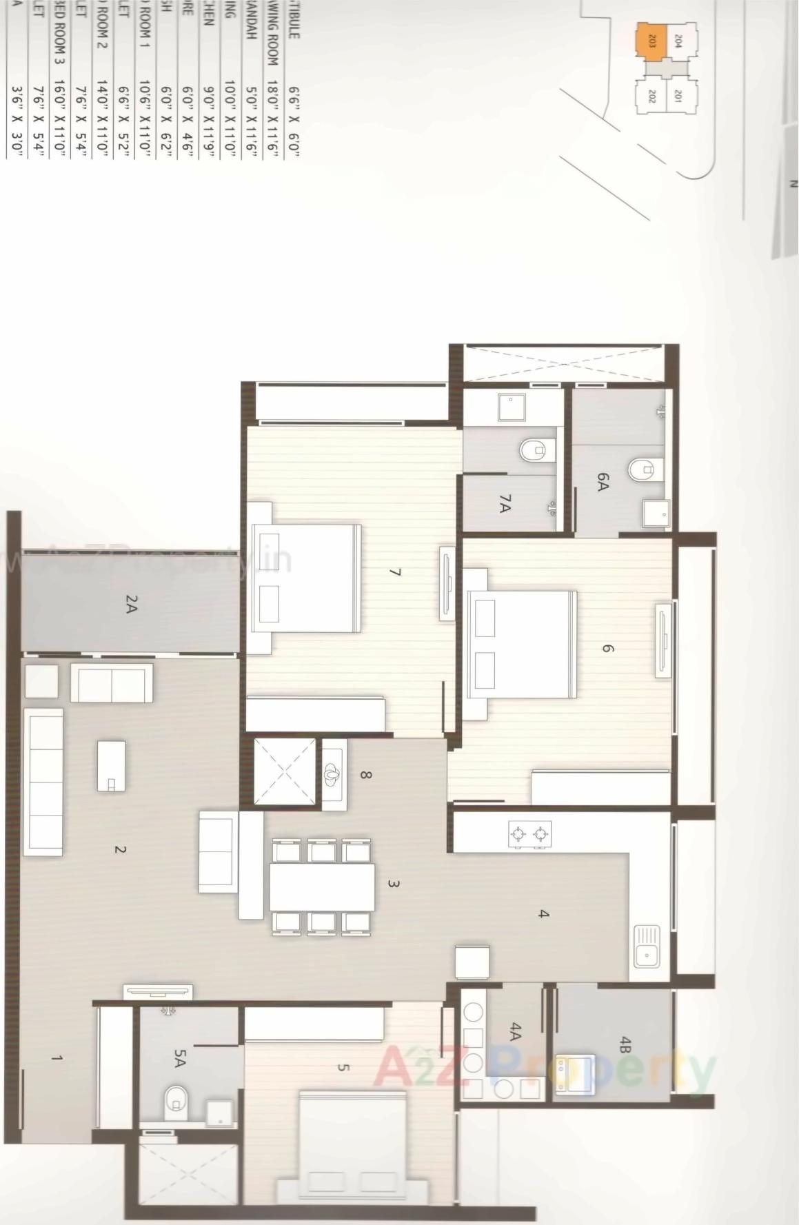Layout of real estate project Binori Mable located at Vejalpur, Ahmedabad, Gujarat