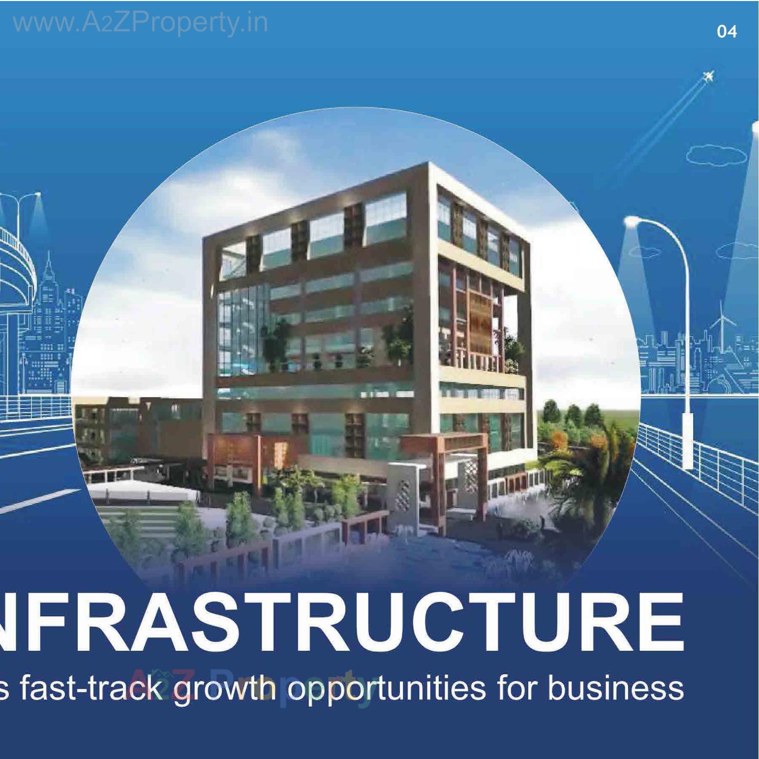 3D Elevation of real estate project Bliss 10 located at Kadipur, Ahmedabad, Gujarat