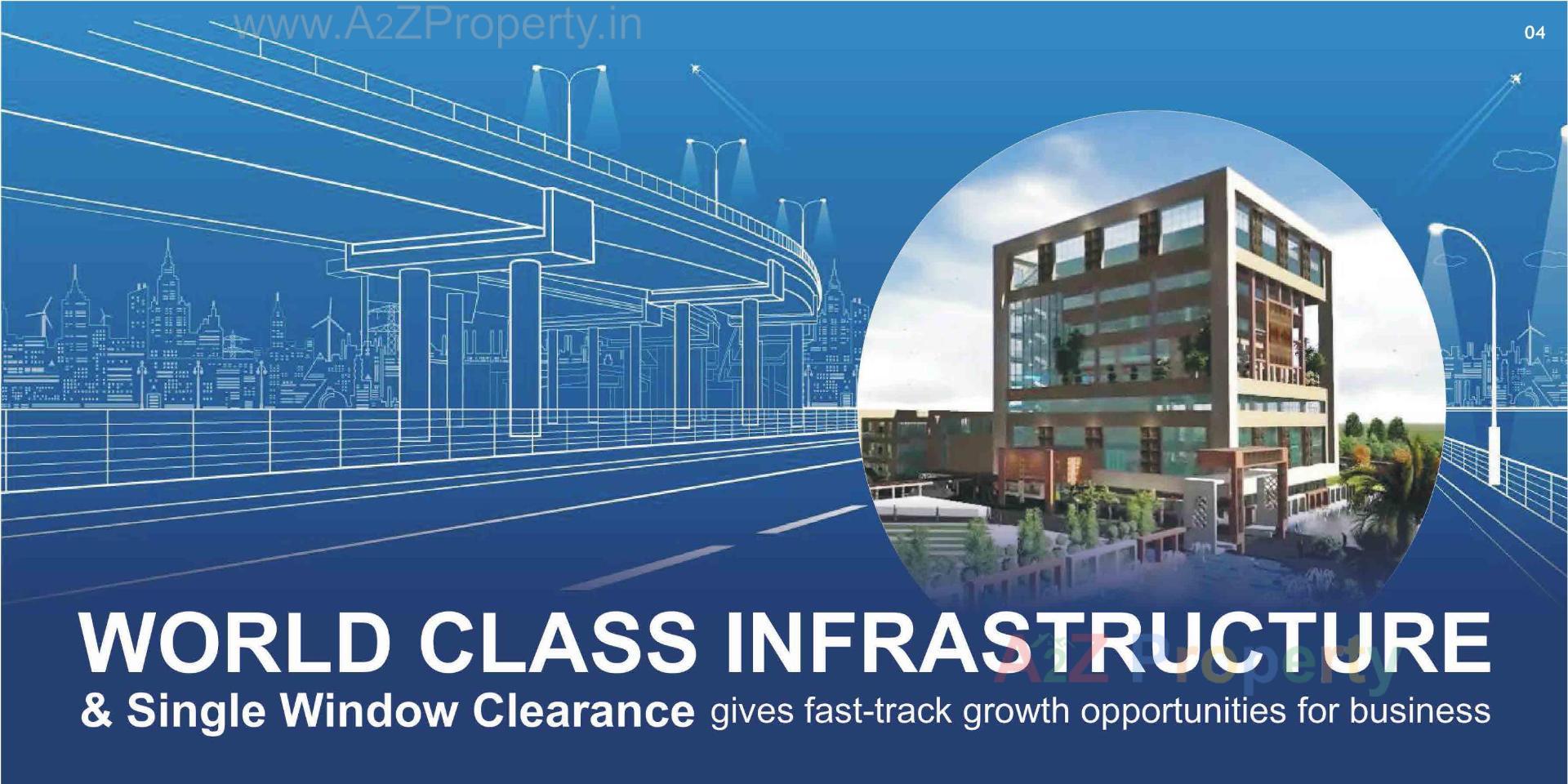 3D Elevation of real estate project Bliss 10 located at Kadipur, Ahmedabad, Gujarat