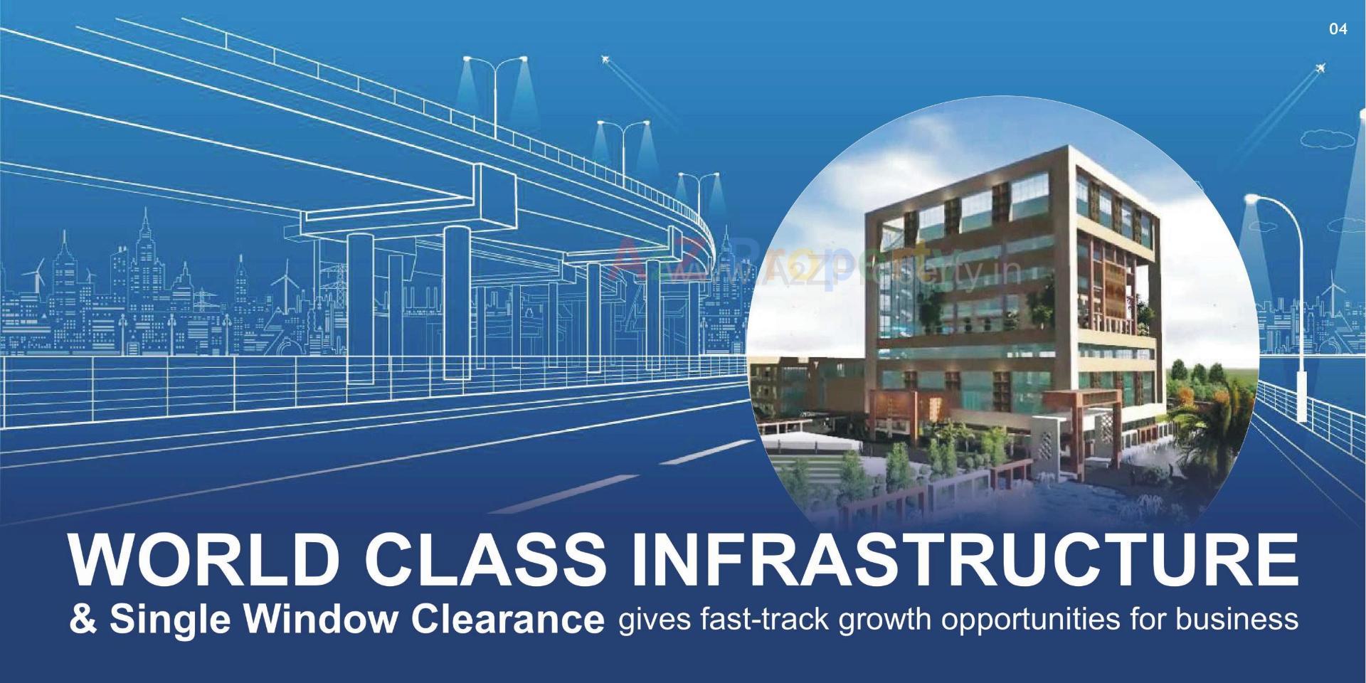 3D Elevation of real estate project Bliss Grandeur located at Kadipur, Ahmedabad, Gujarat