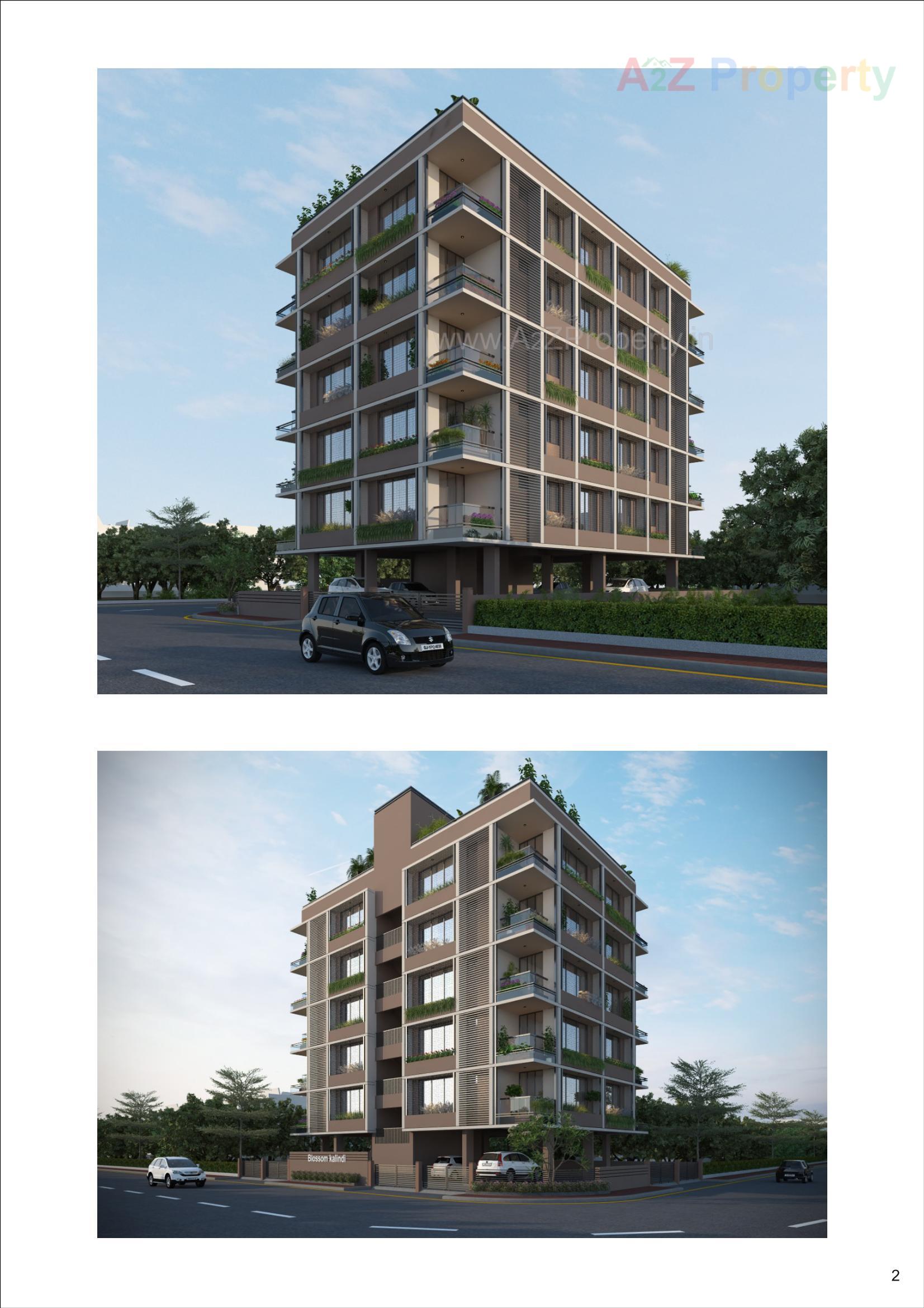 3D Elevation of real estate project Blossom Kalindi located at Ahmedabad, Ahmedabad, Gujarat