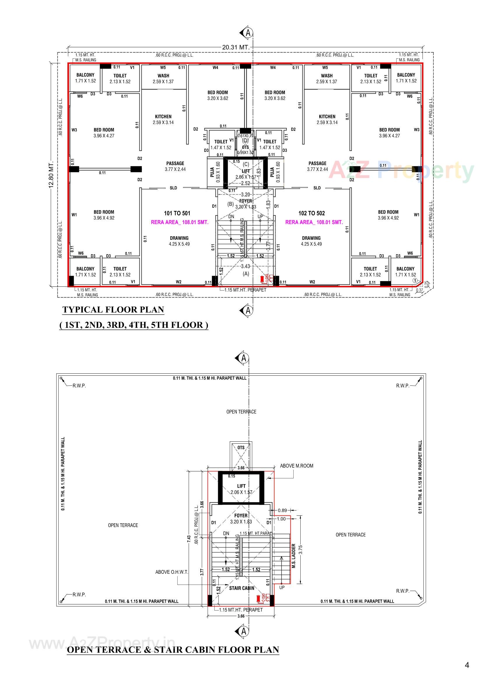 Layout of real estate project Blossom Kalindi located at Ahmedabad, Ahmedabad, Gujarat