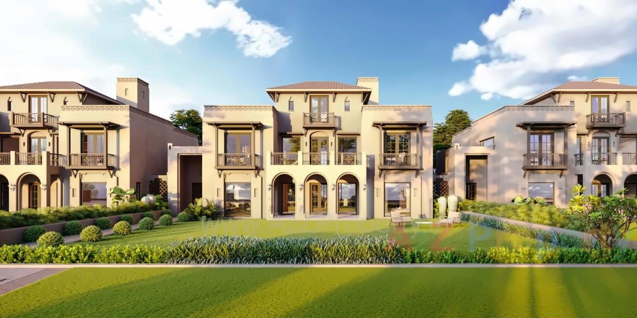 3D Elevation of real estate project Blue Lotus Villas located at Shilaj, Ahmedabad, Gujarat