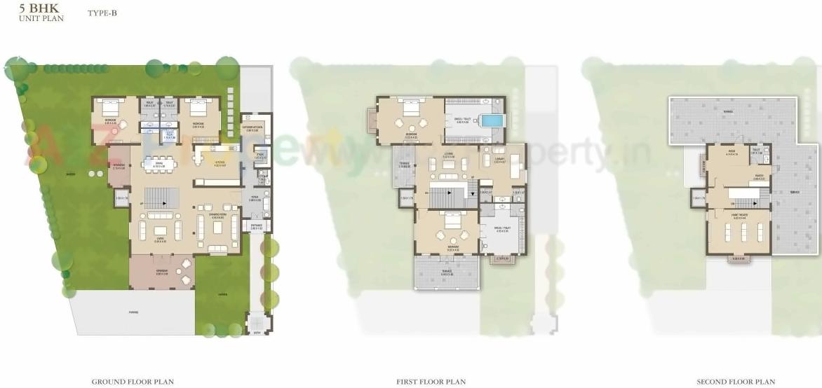 Layout of real estate project Blue Lotus Villas located at Shilaj, Ahmedabad, Gujarat