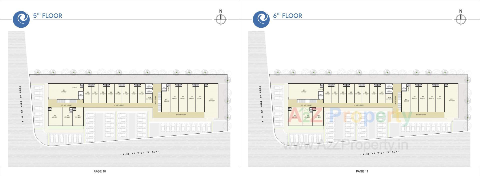 Layout of real estate project Blueberry located at Nikol, Ahmedabad, Gujarat