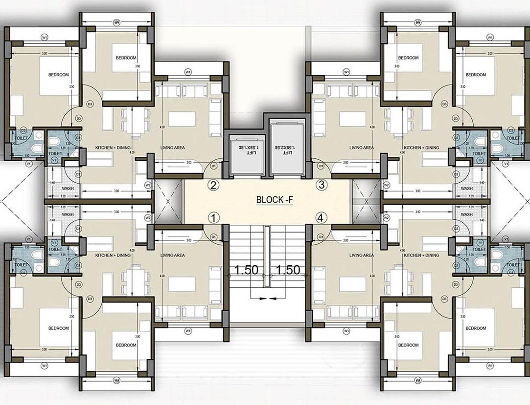 195616_const of real estate project Bopal Fp 250 Lig located at Bopal, Ahmedabad, Gujarat