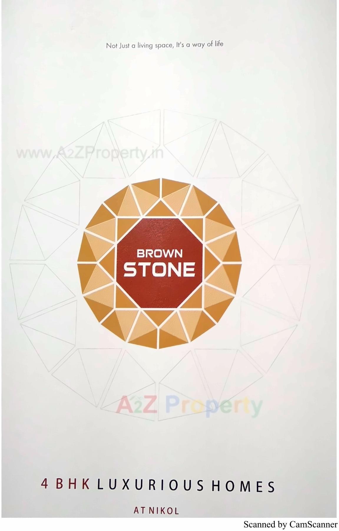  of real estate project Brown Stone located at Nikol, Ahmedabad, Gujarat