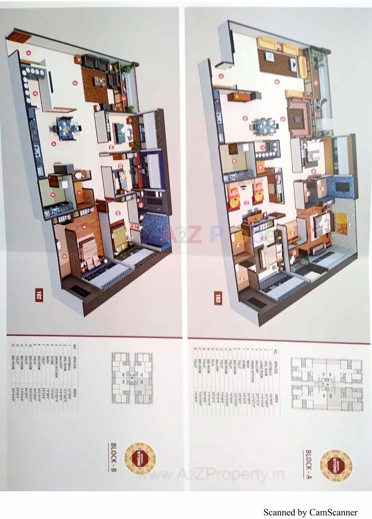 Layout of real estate project Brown Stone located at Nikol, Ahmedabad, Gujarat