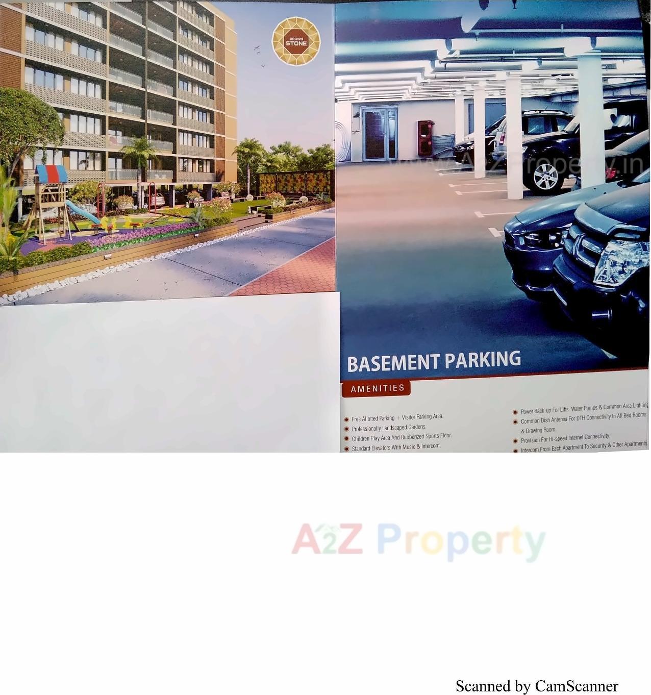 3D Elevation of real estate project Brown Stone located at Nikol, Ahmedabad, Gujarat