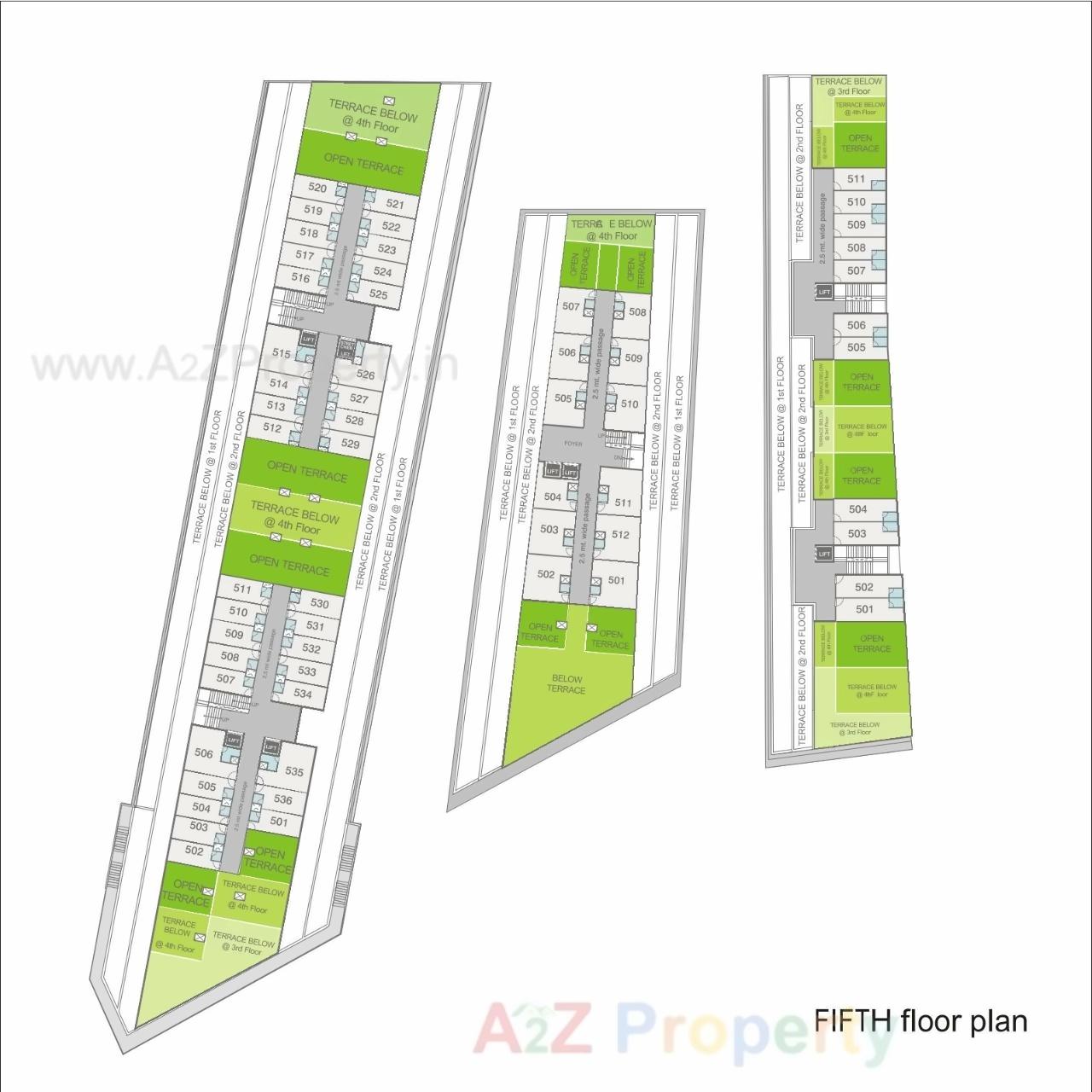 Layout of real estate project C3 Celebration City Center located at Bopal, Ahmedabad, Gujarat