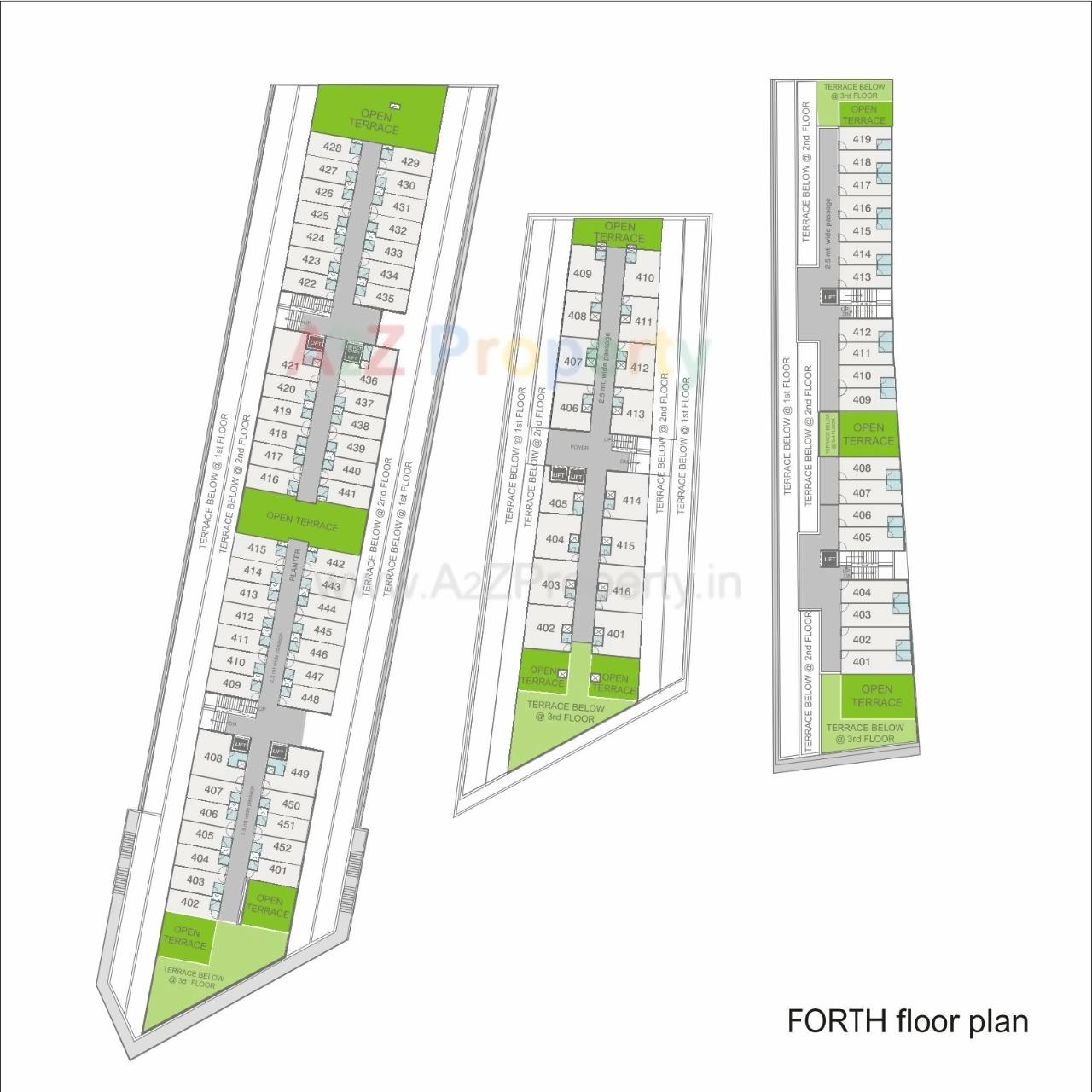 Layout of real estate project C3 Celebration City Center located at Bopal, Ahmedabad, Gujarat