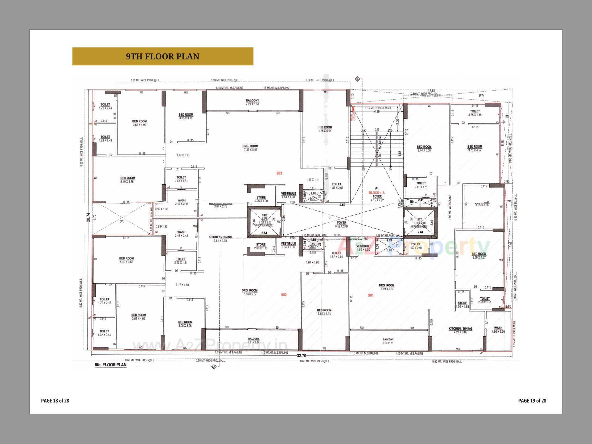 Layout of real estate project Capital Hills located at Nikol-r-s, Ahmedabad, Gujarat