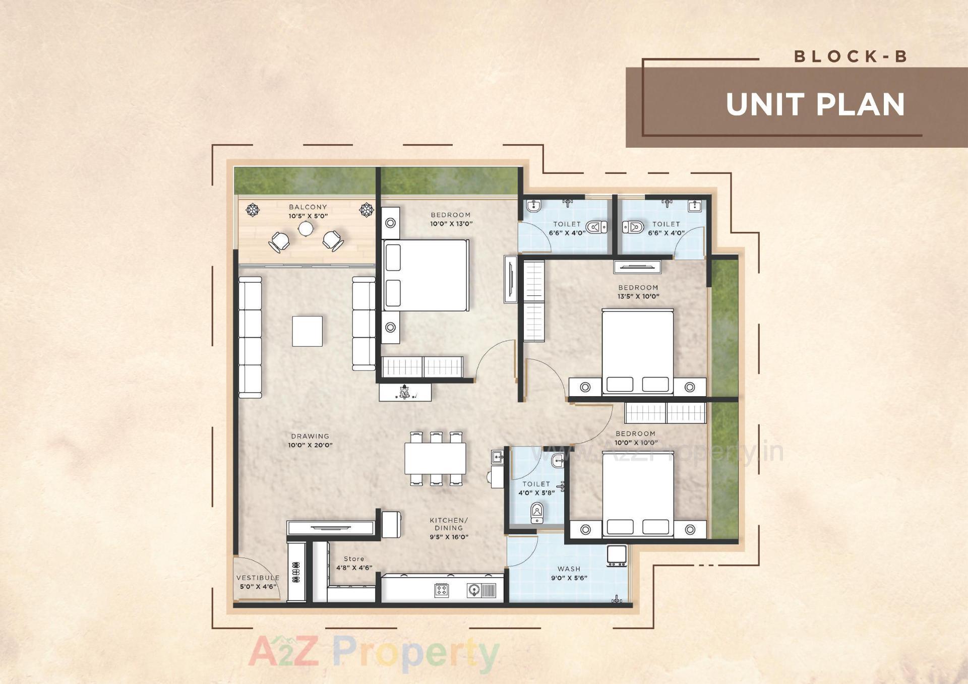 Layout of real estate project Casa Amplio located at Hanspura, Ahmedabad, Gujarat