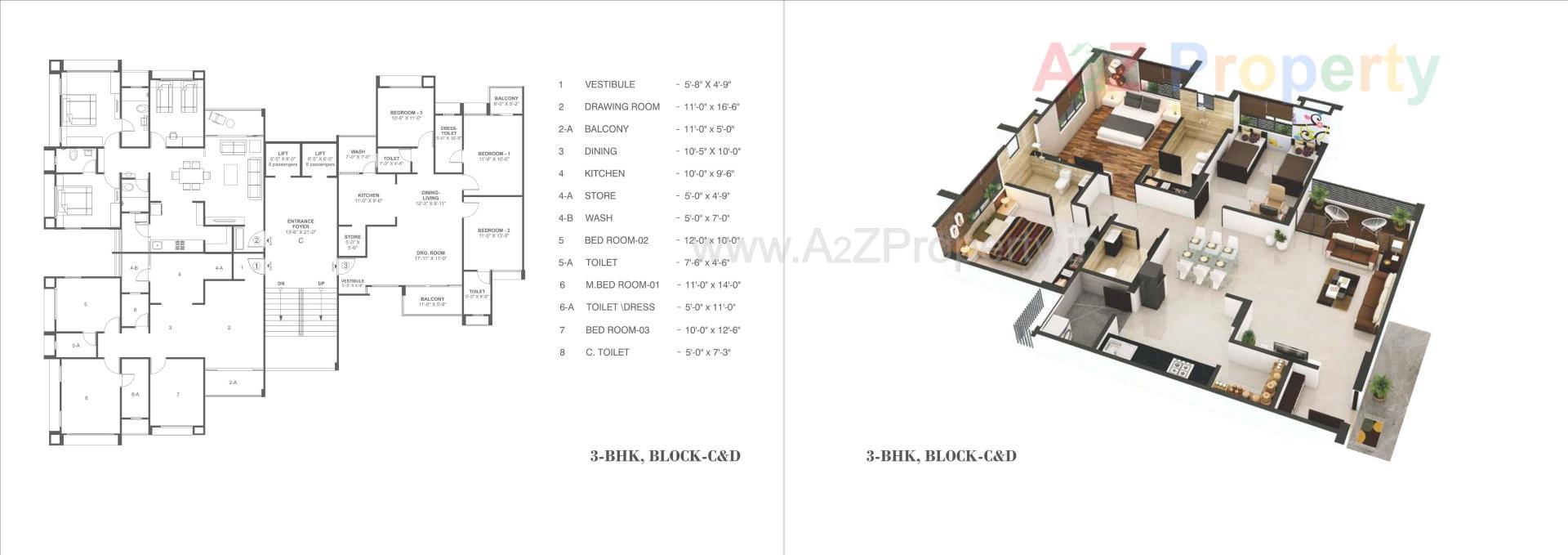 Layout of real estate project Casa Elite located at Dascroi, Ahmedabad, Gujarat