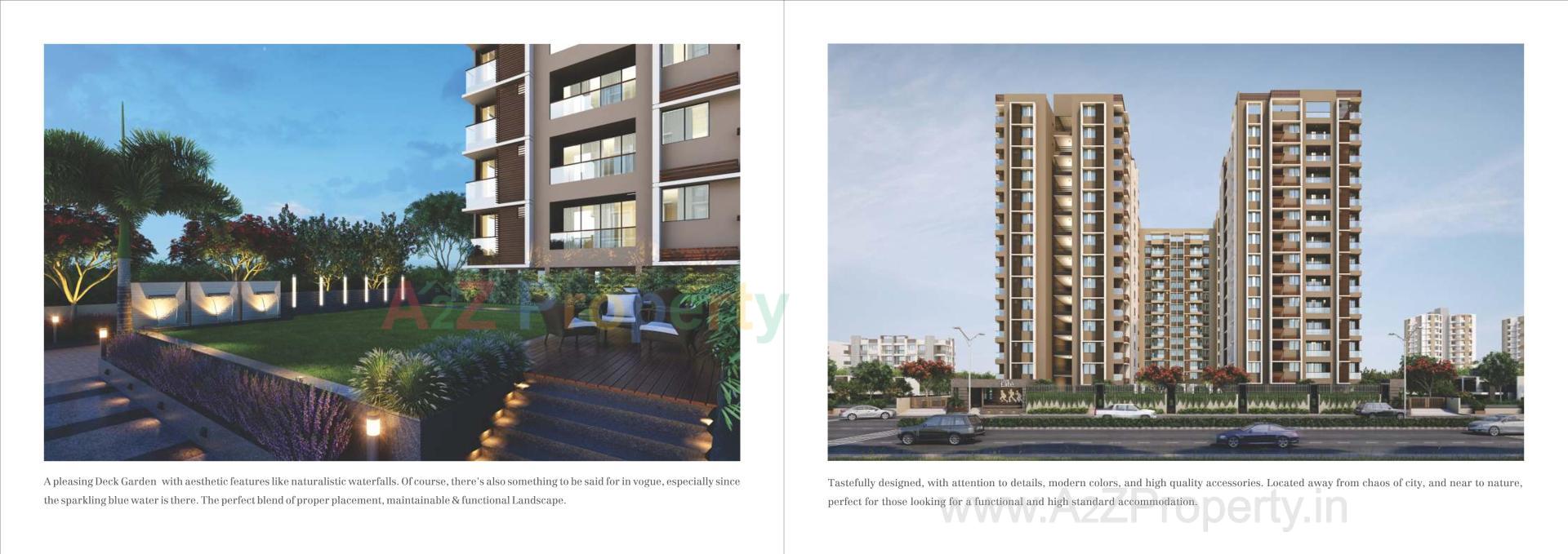 3D Elevation of real estate project Casa Elite located at Dascroi, Ahmedabad, Gujarat