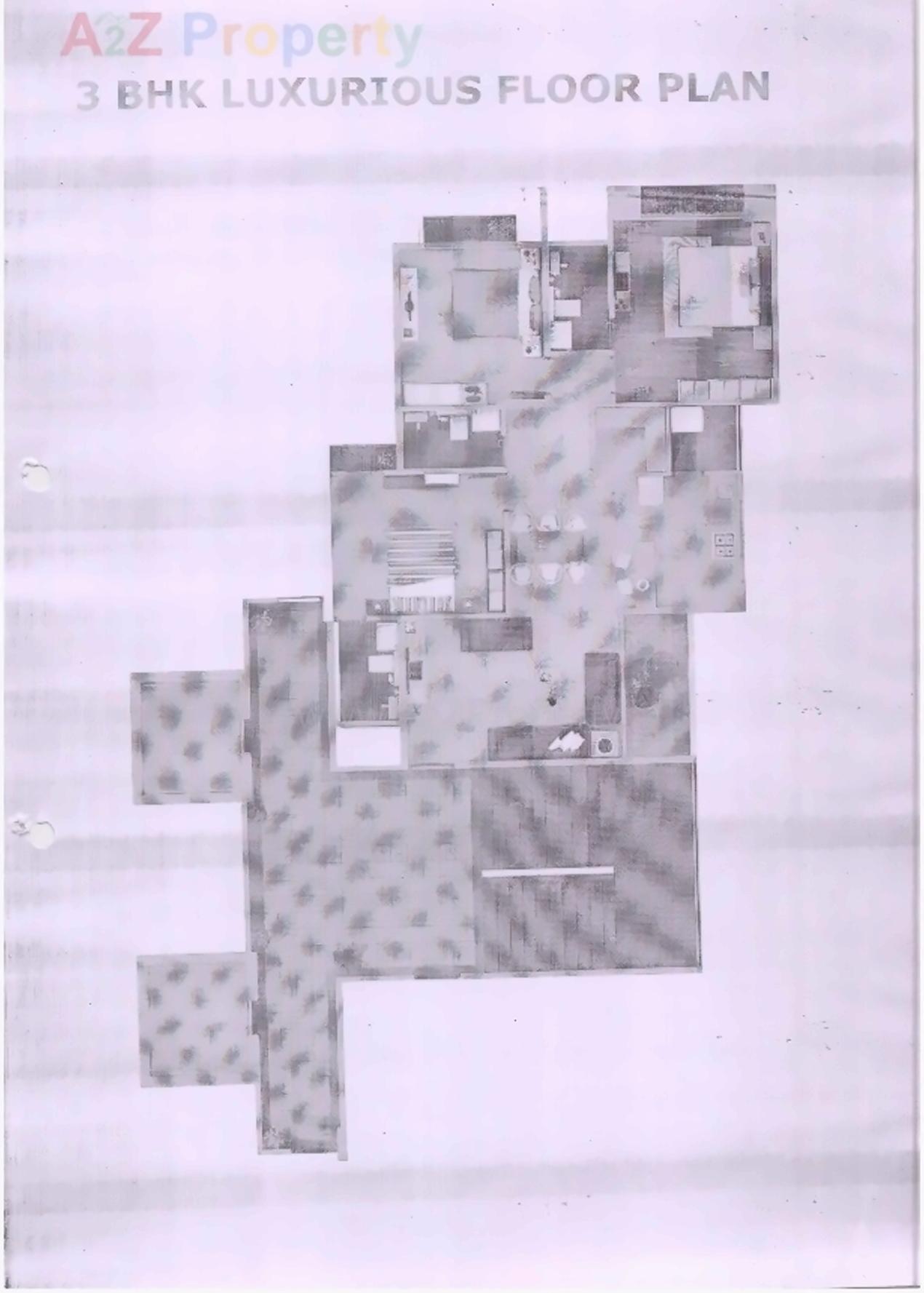 Layout of real estate project Casa Vyoma located at City, Ahmedabad, Gujarat