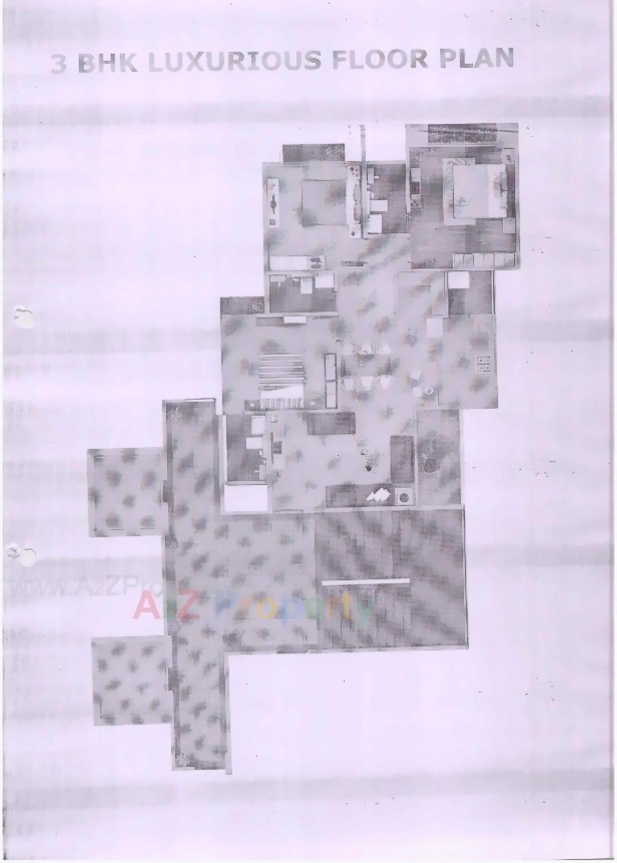 Layout of real estate project Casa Vyoma located at City, Ahmedabad, Gujarat