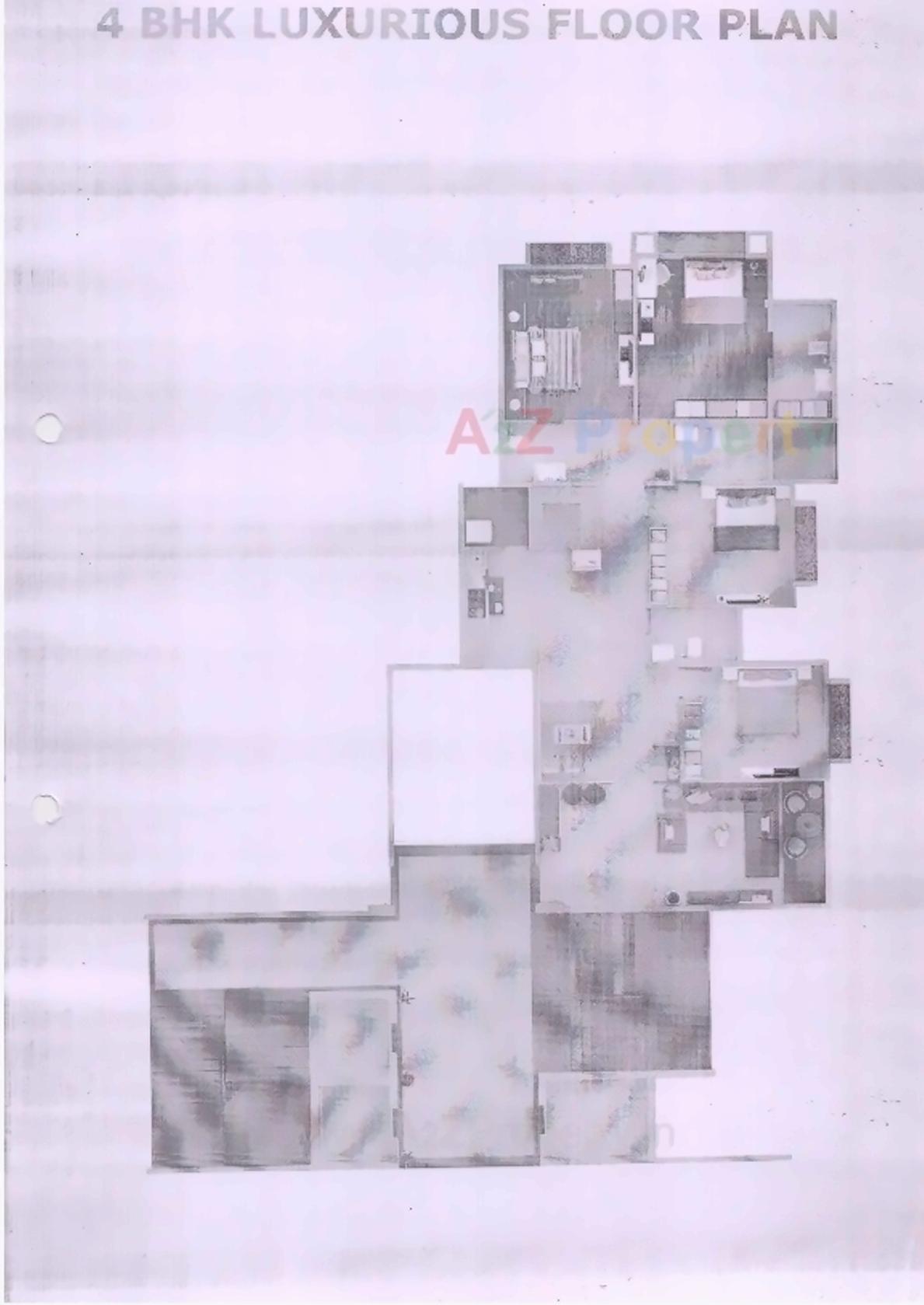 Layout of real estate project Casa Vyoma located at City, Ahmedabad, Gujarat