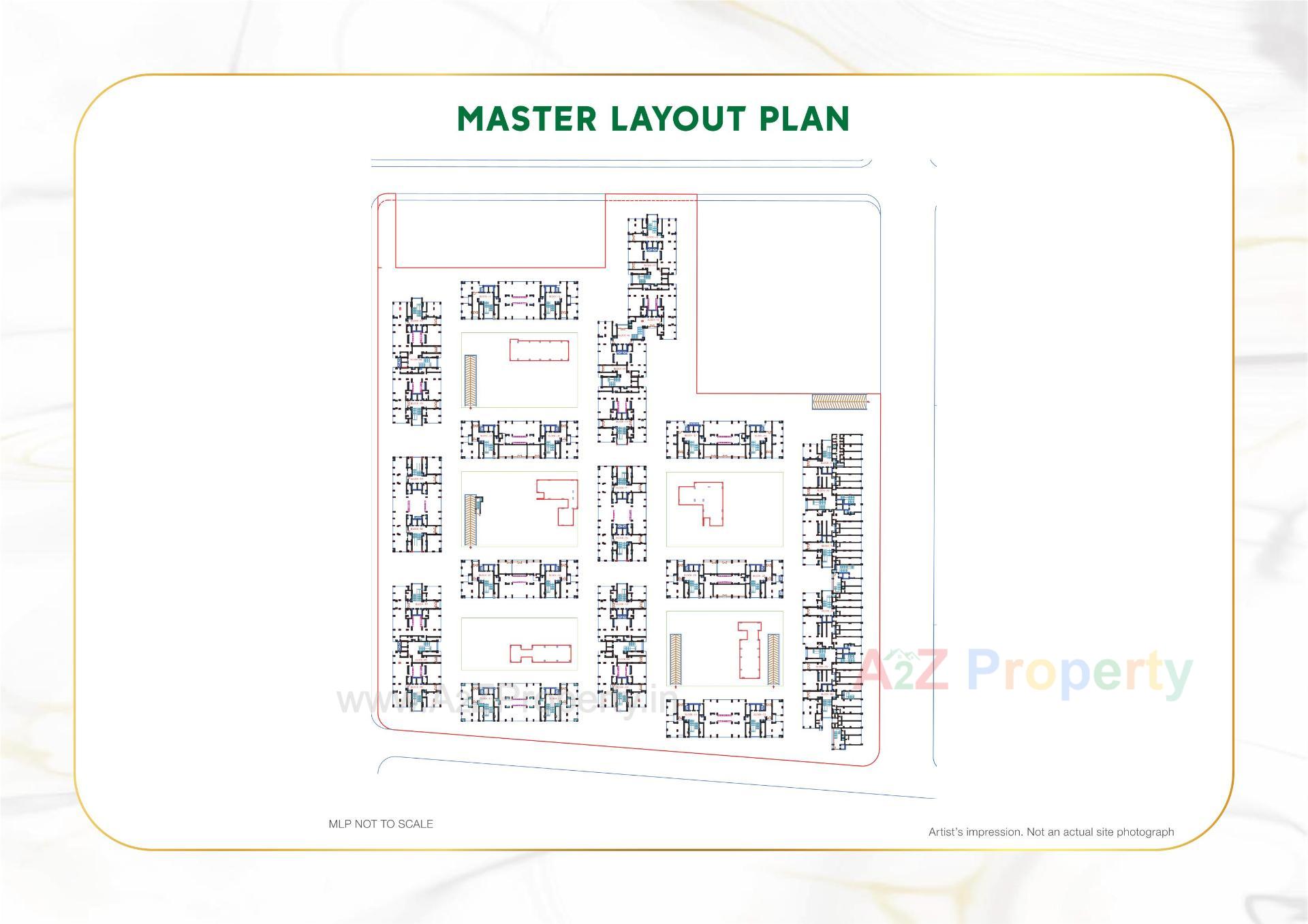 Layout of real estate project Celeste located at Jagatpur-chainpur-tragad, Ahmedabad, Gujarat