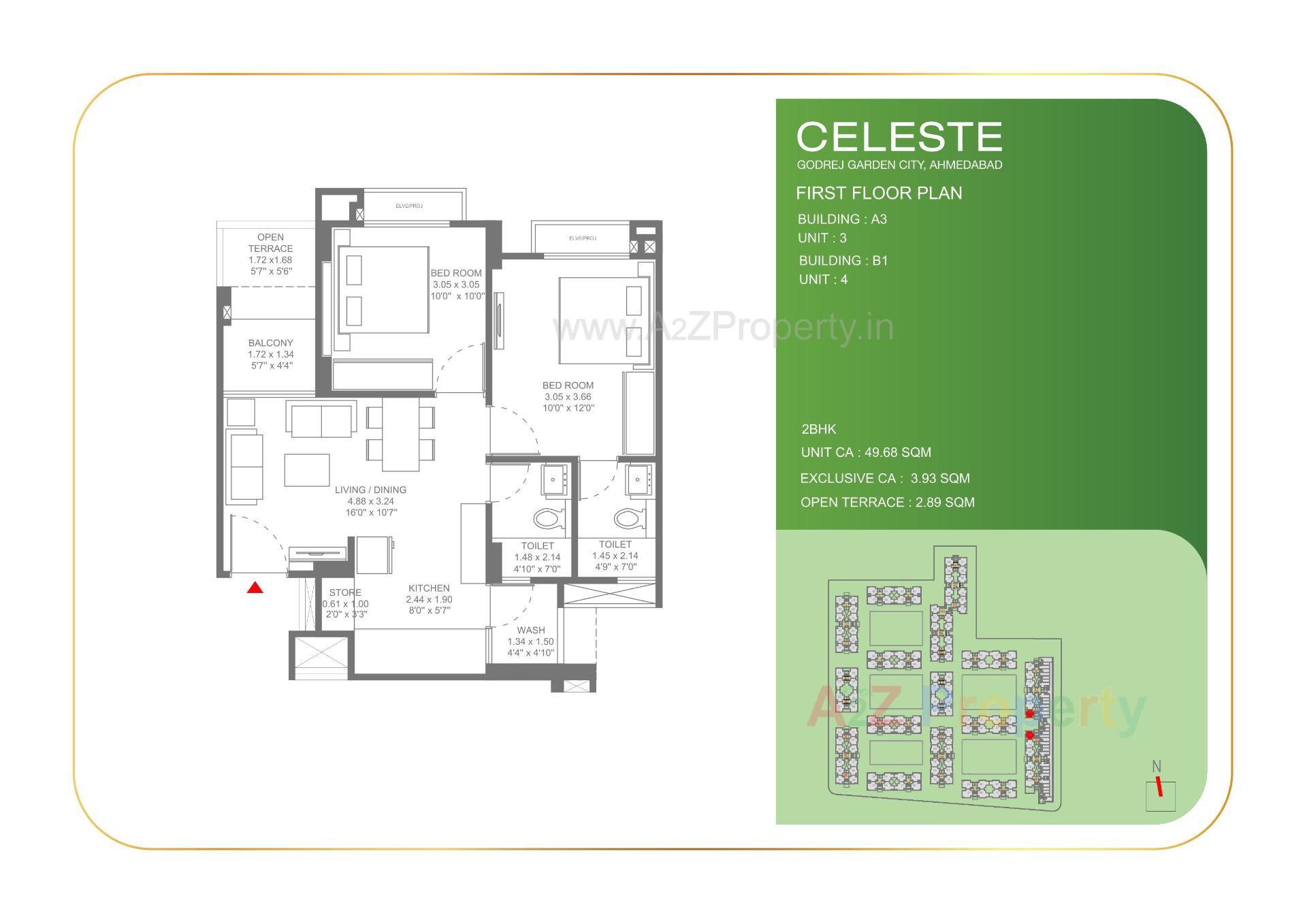 Layout of real estate project Celeste located at Jagatpur-chainpur-tragad, Ahmedabad, Gujarat