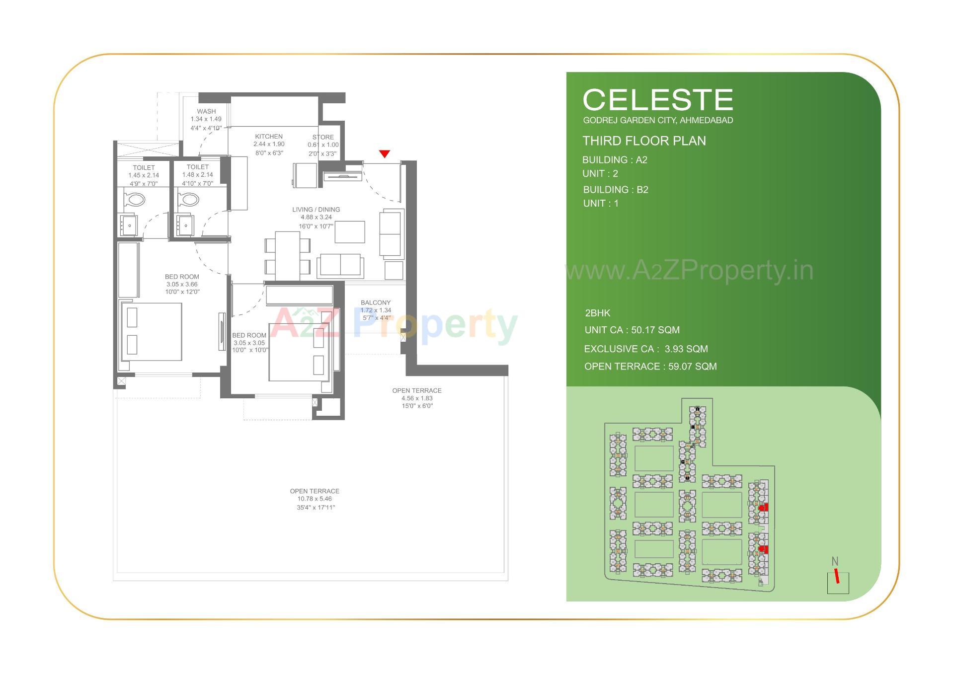 Layout of real estate project Celeste located at Jagatpur-chainpur-tragad, Ahmedabad, Gujarat