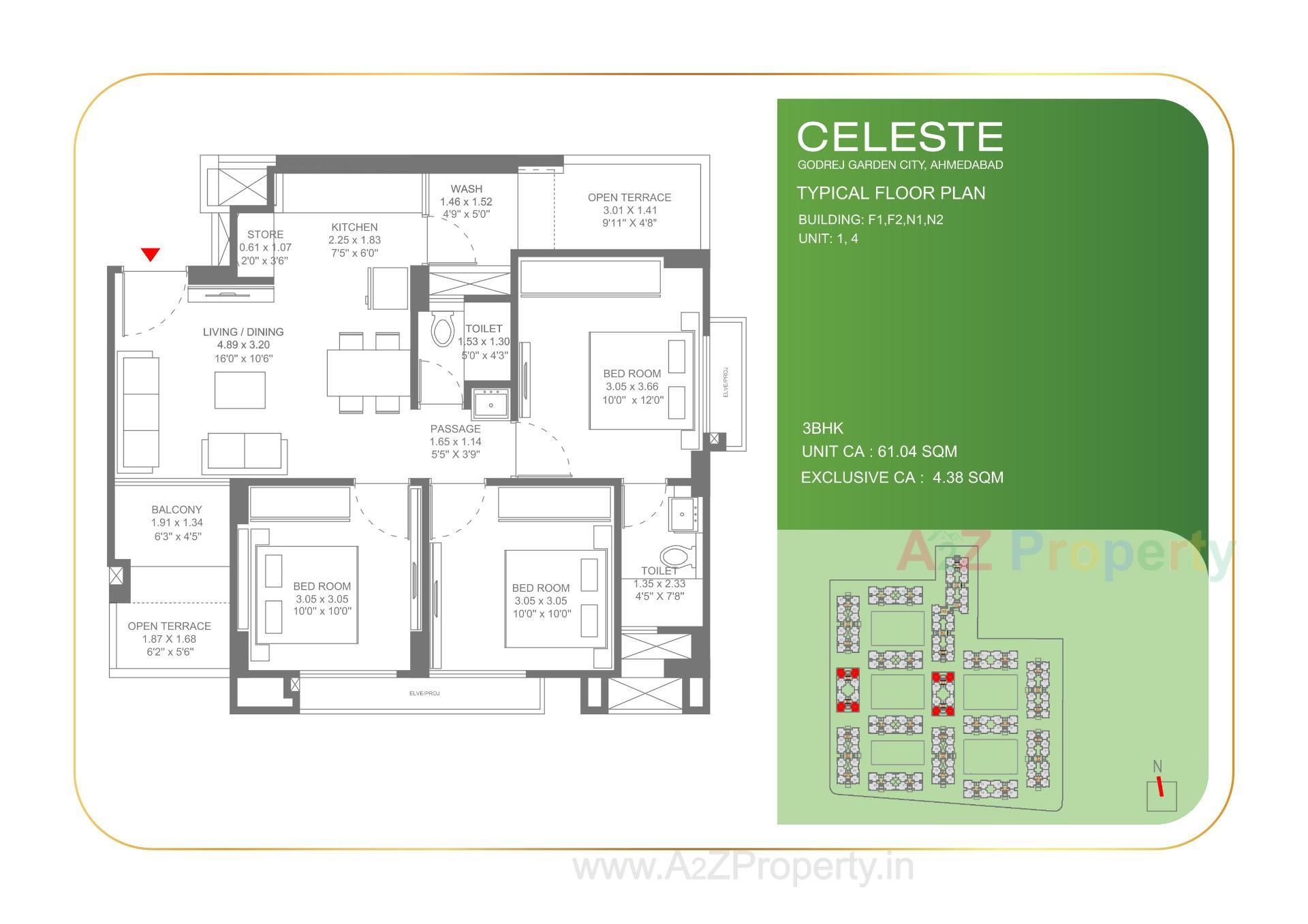 Layout of real estate project Celeste located at Jagatpur-chainpur-tragad, Ahmedabad, Gujarat