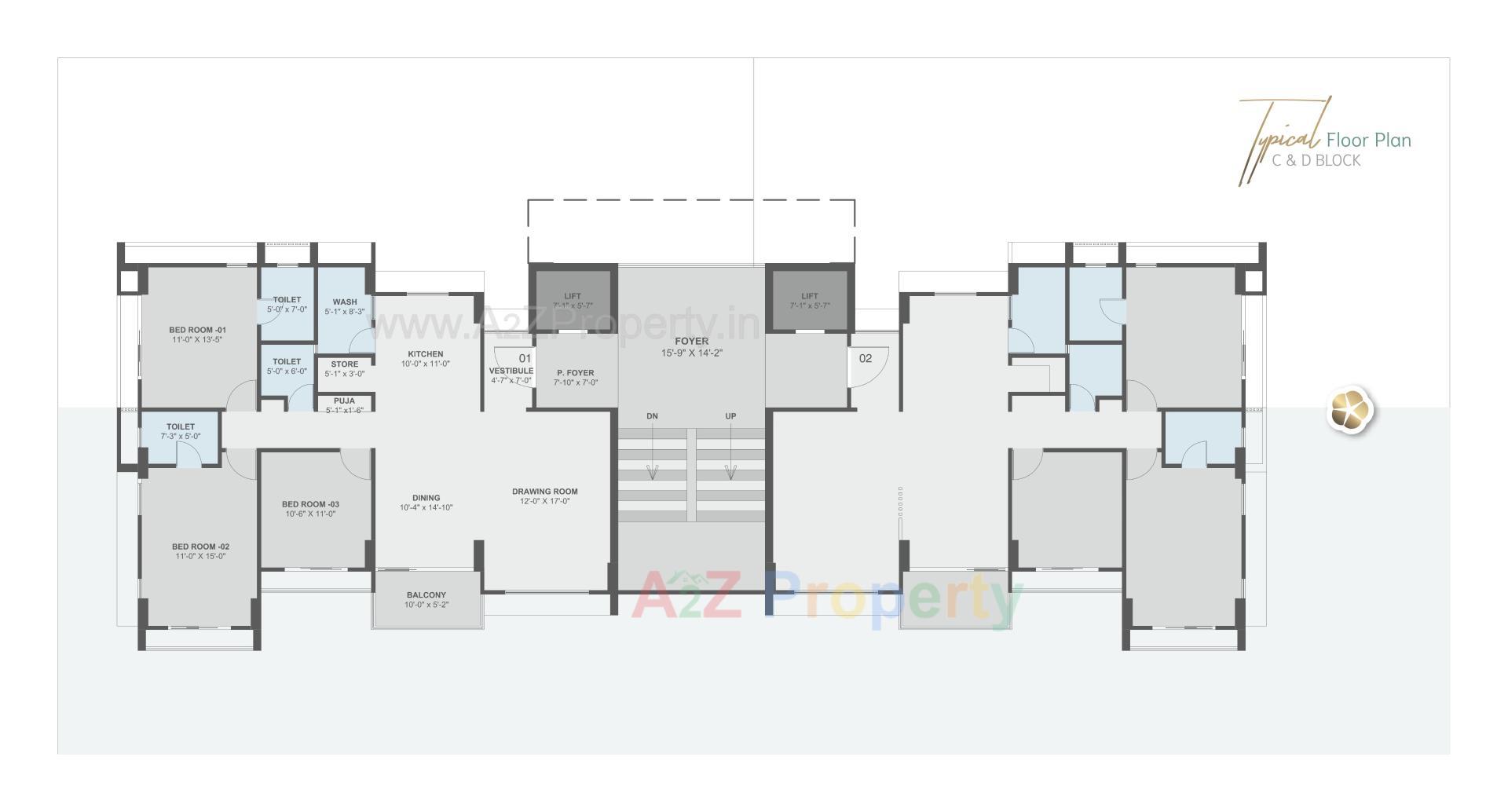 Layout of real estate project Celestia located at Vadaj, Ahmedabad, Gujarat