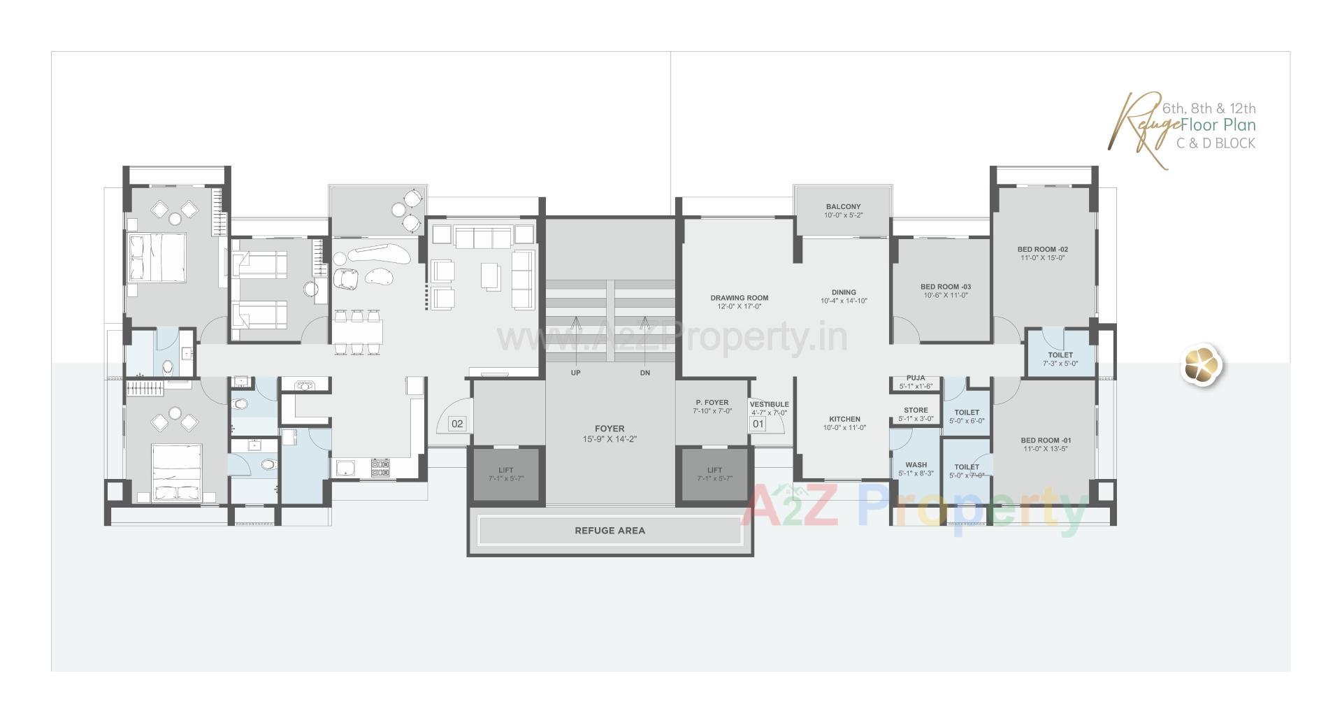 Layout of real estate project Celestia located at Vadaj, Ahmedabad, Gujarat