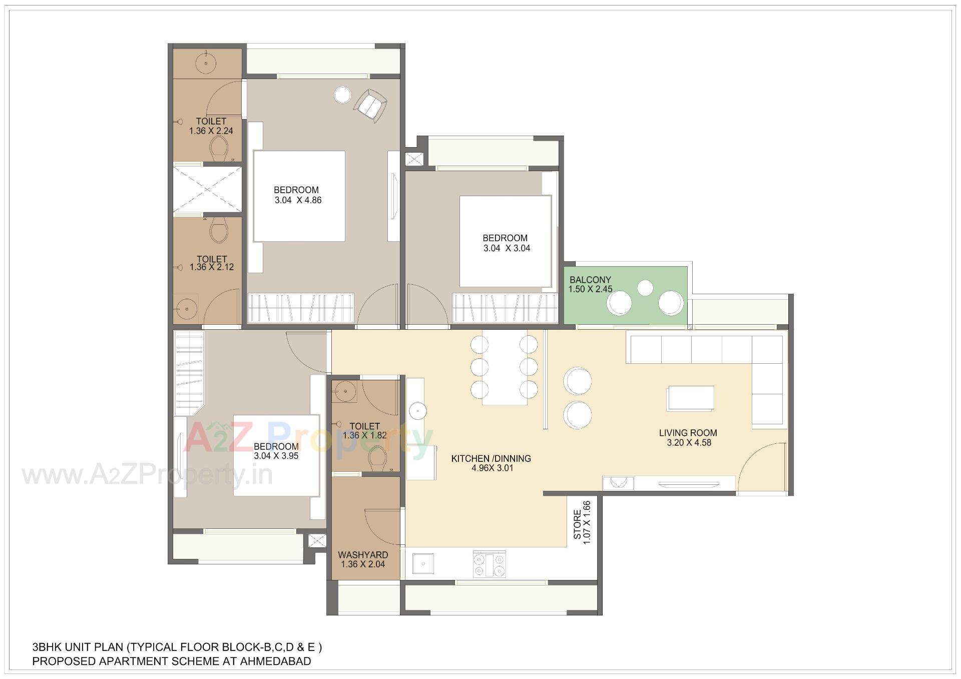 Layout of real estate project Celestial Living located at Shilaj, Ahmedabad, Gujarat