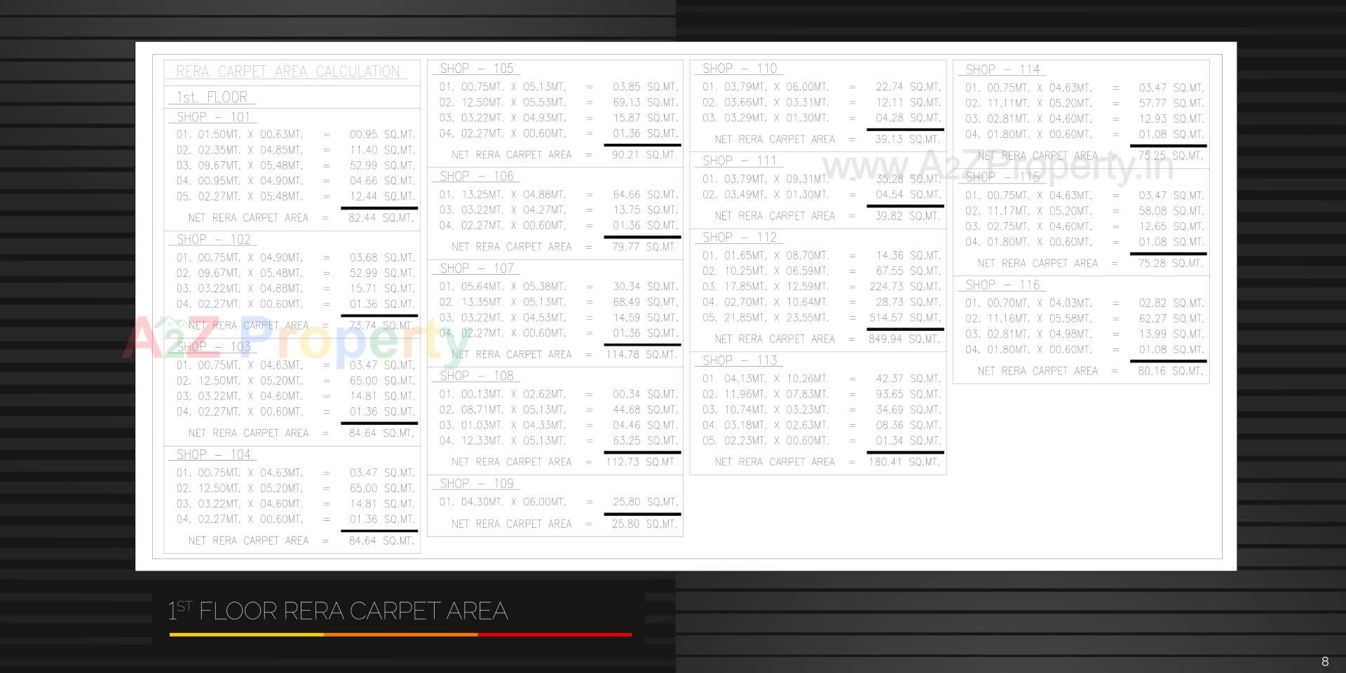  of real estate project Center Point located at Khodiyar, Ahmedabad, Gujarat