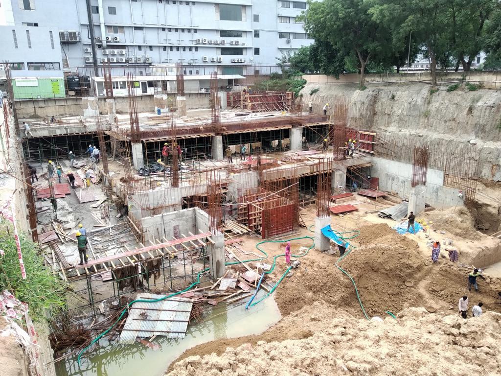 195115_const of real estate project Central By Sangath Ipl located at Motera, Ahmedabad, Gujarat