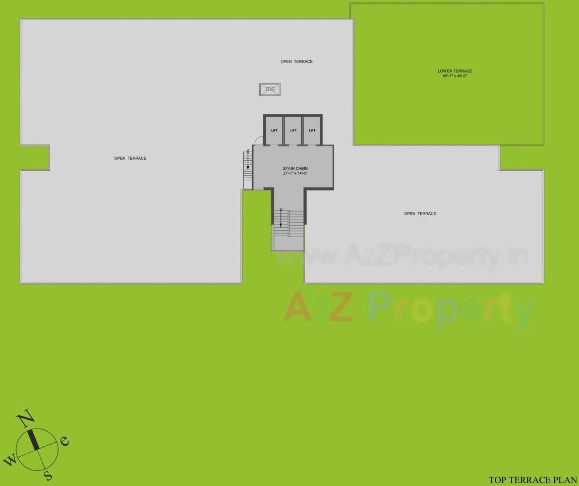 Layout of real estate project Central By Sangath Ipl located at Motera, Ahmedabad, Gujarat