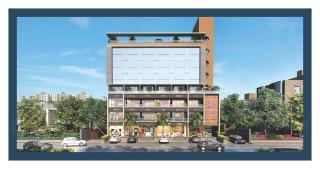 Elevation of real estate project Central Square located at Sabarmati, Ahmedabad, Gujarat