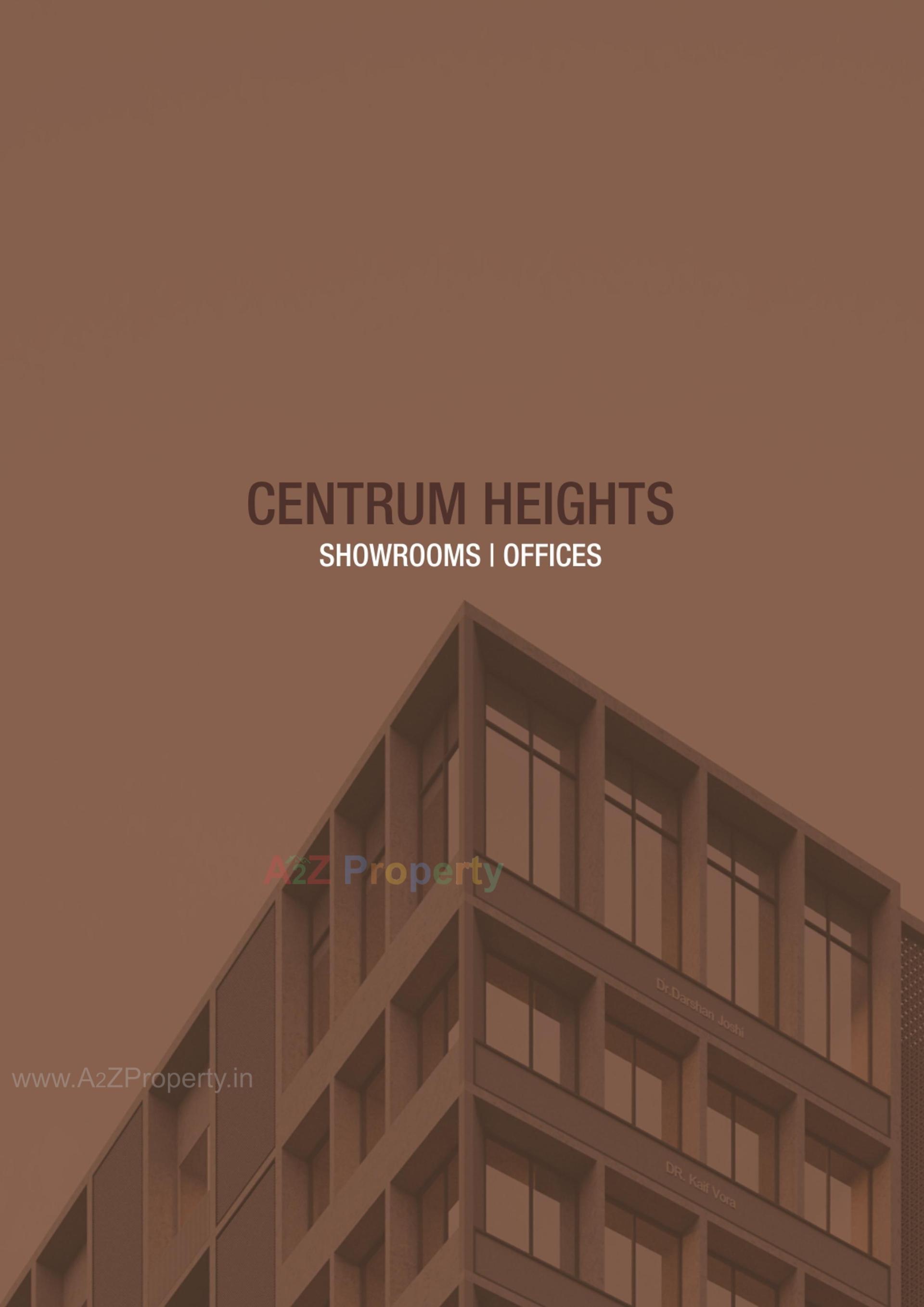 3D Elevation of real estate project Centrum Heights located at Wadaj, Ahmedabad, Gujarat