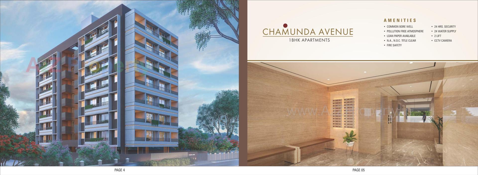 3D Elevation of real estate project Chamunda Avenue located at Vatva, Ahmedabad, Gujarat
