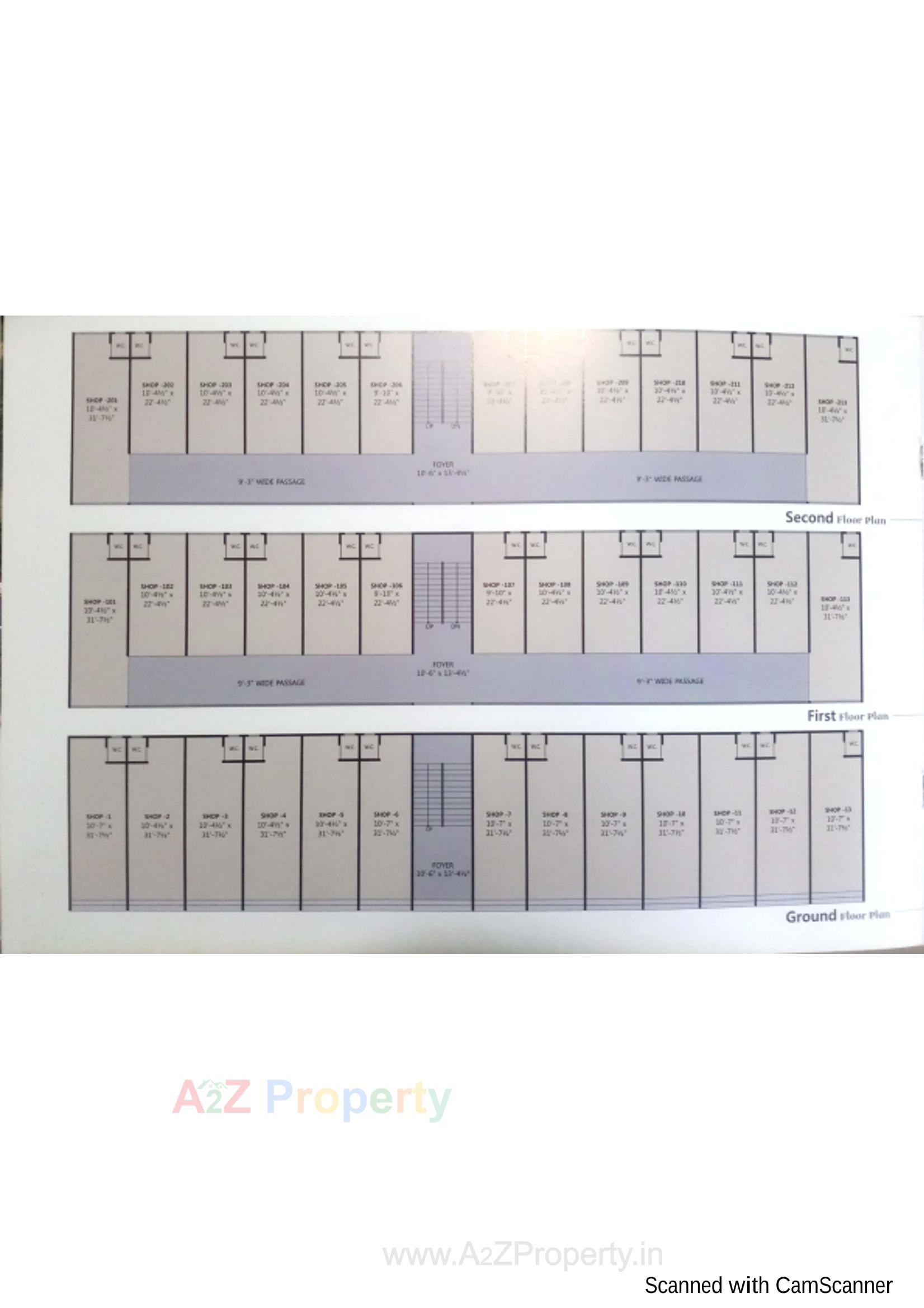 Layout of real estate project Chandra Pushp Residency located at Vanch, Ahmedabad, Gujarat