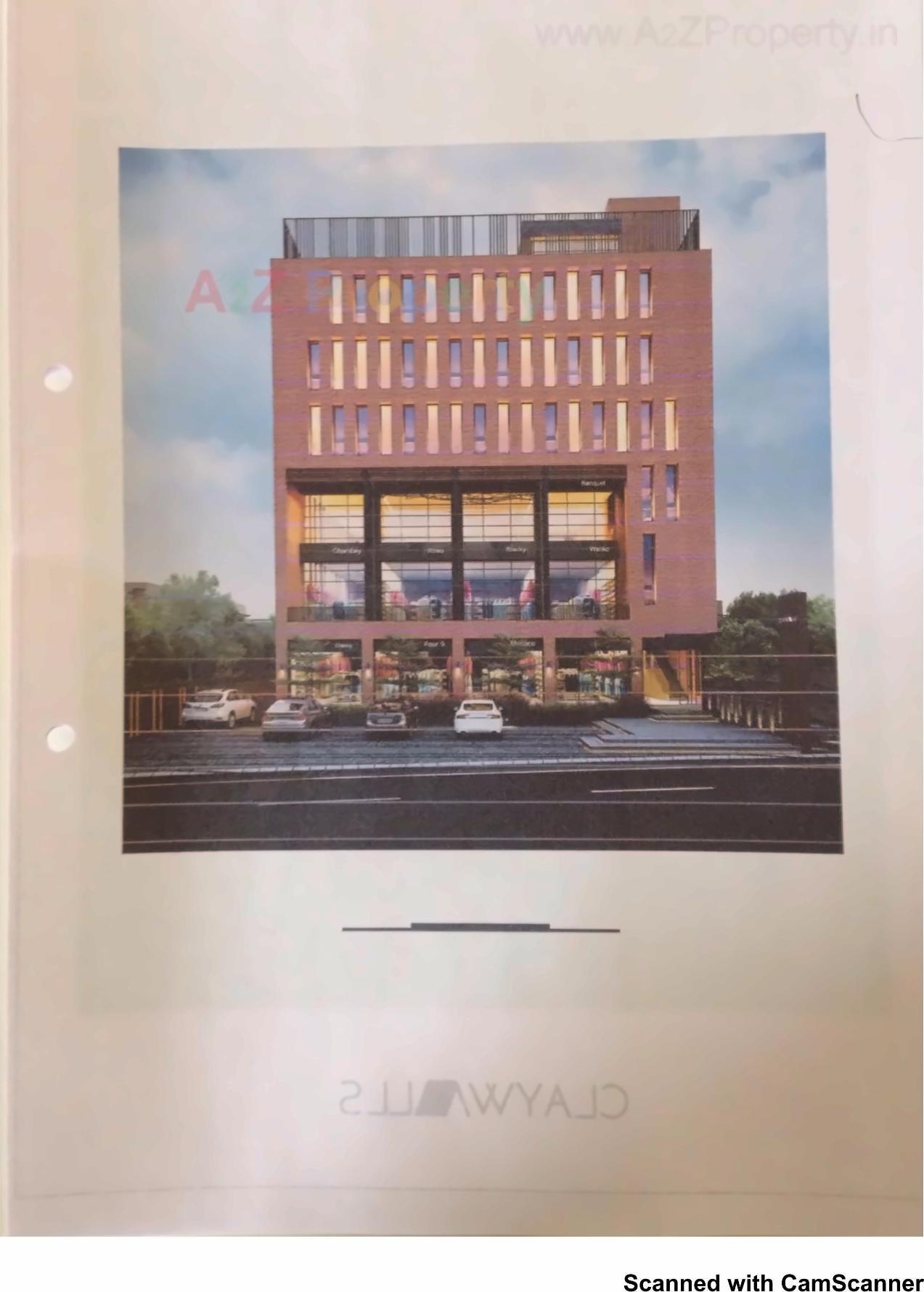 3D Elevation of real estate project Clay Walls located at Thaltej, Ahmedabad, Gujarat