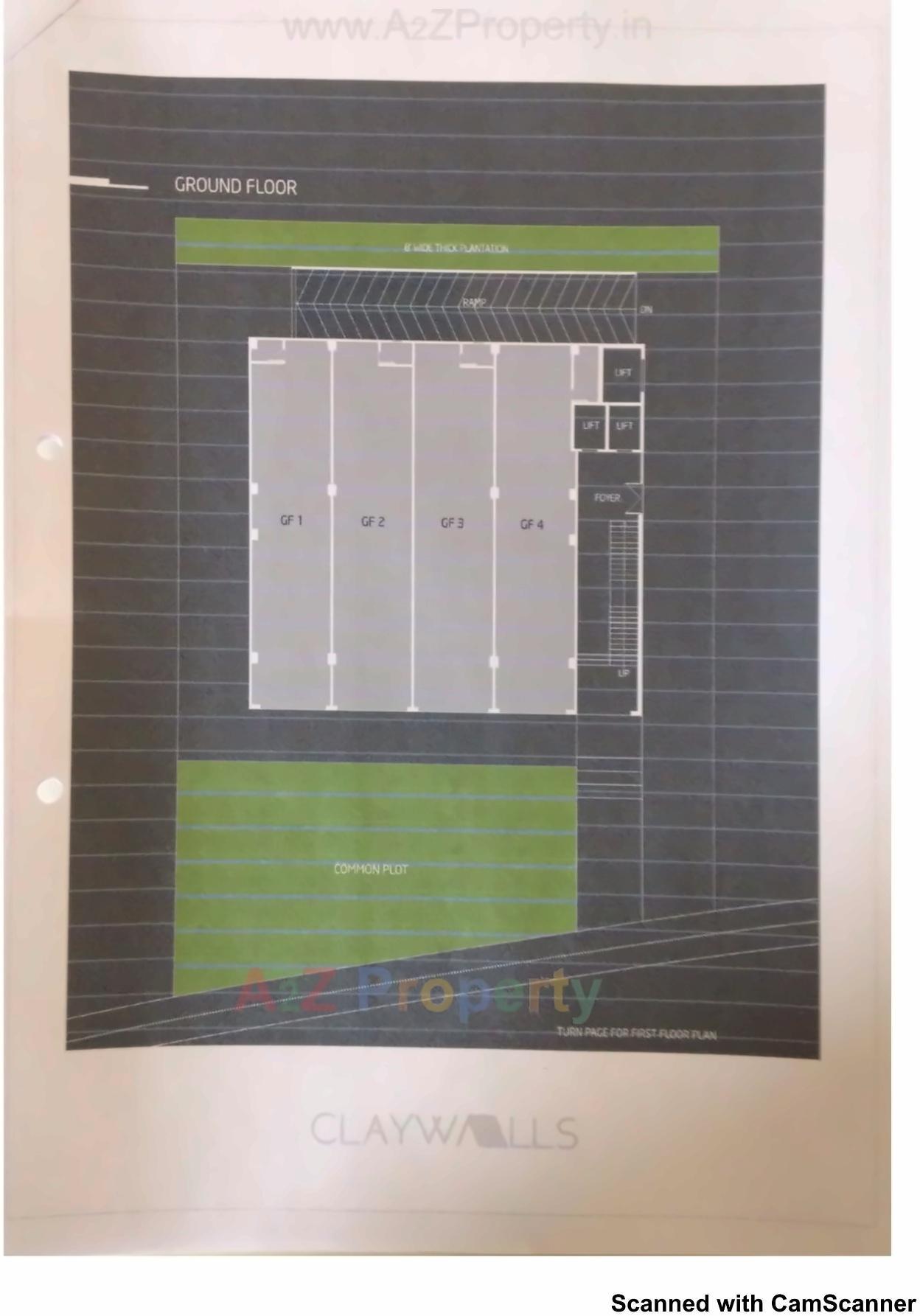 Layout of real estate project Clay Walls located at Thaltej, Ahmedabad, Gujarat