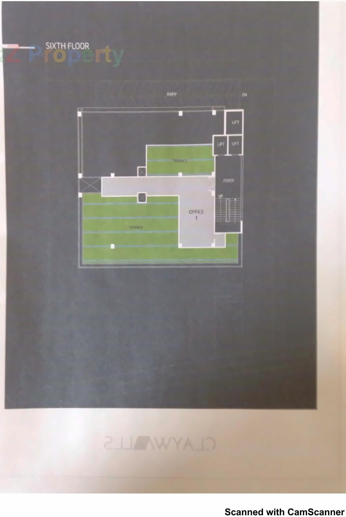 Layout of real estate project Clay Walls located at Thaltej, Ahmedabad, Gujarat