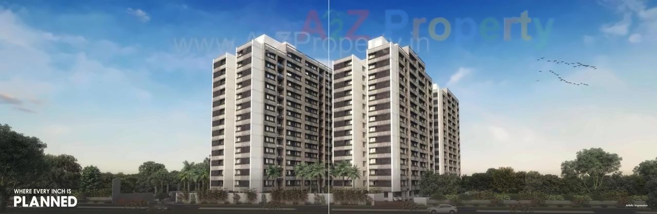 3D Elevation of real estate project Cloud located at Ambawadi, Ahmedabad, Gujarat
